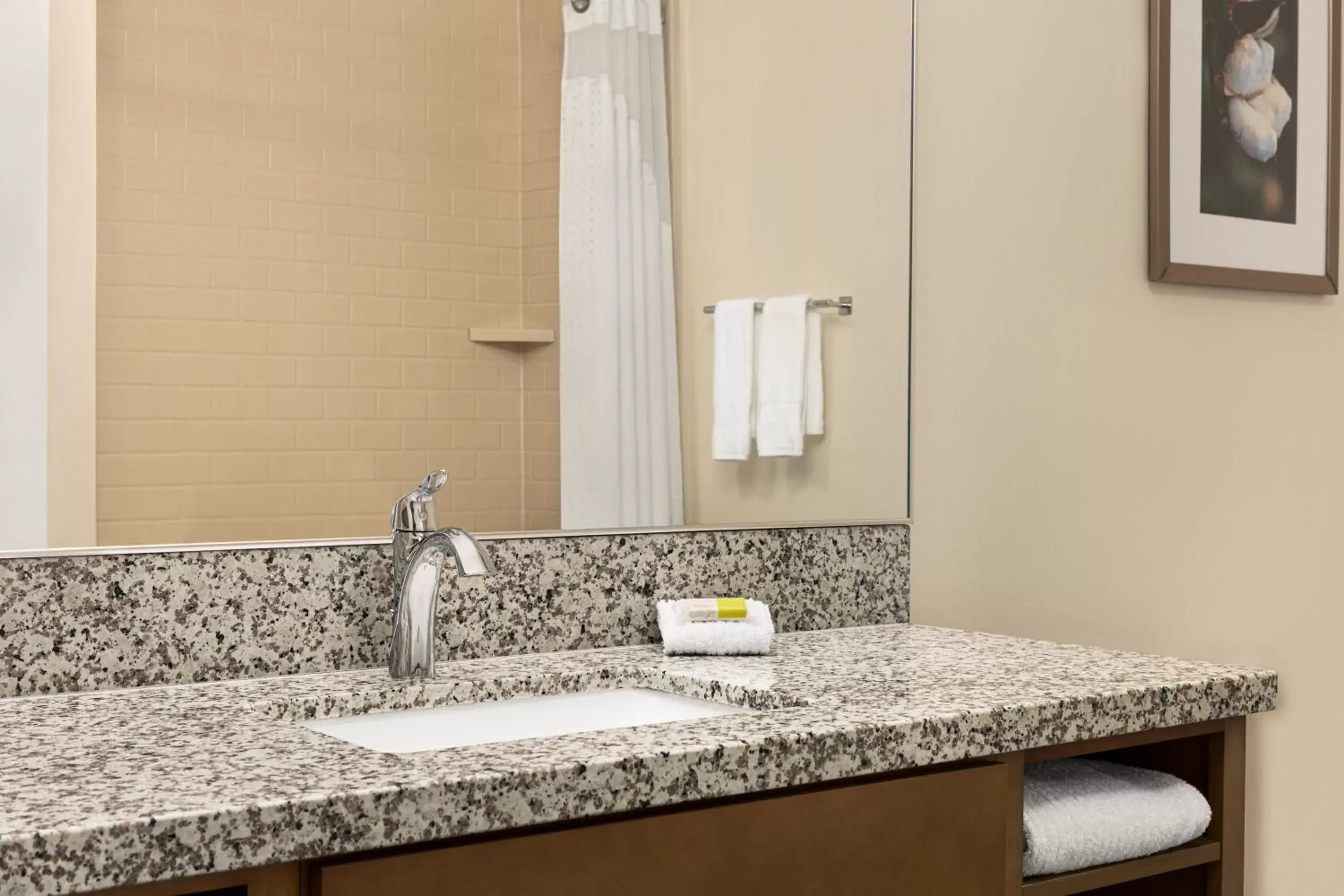 Photo of the whole room, Bathroom in Candlewood Suites - Safety Harbor, an IHG Hotel