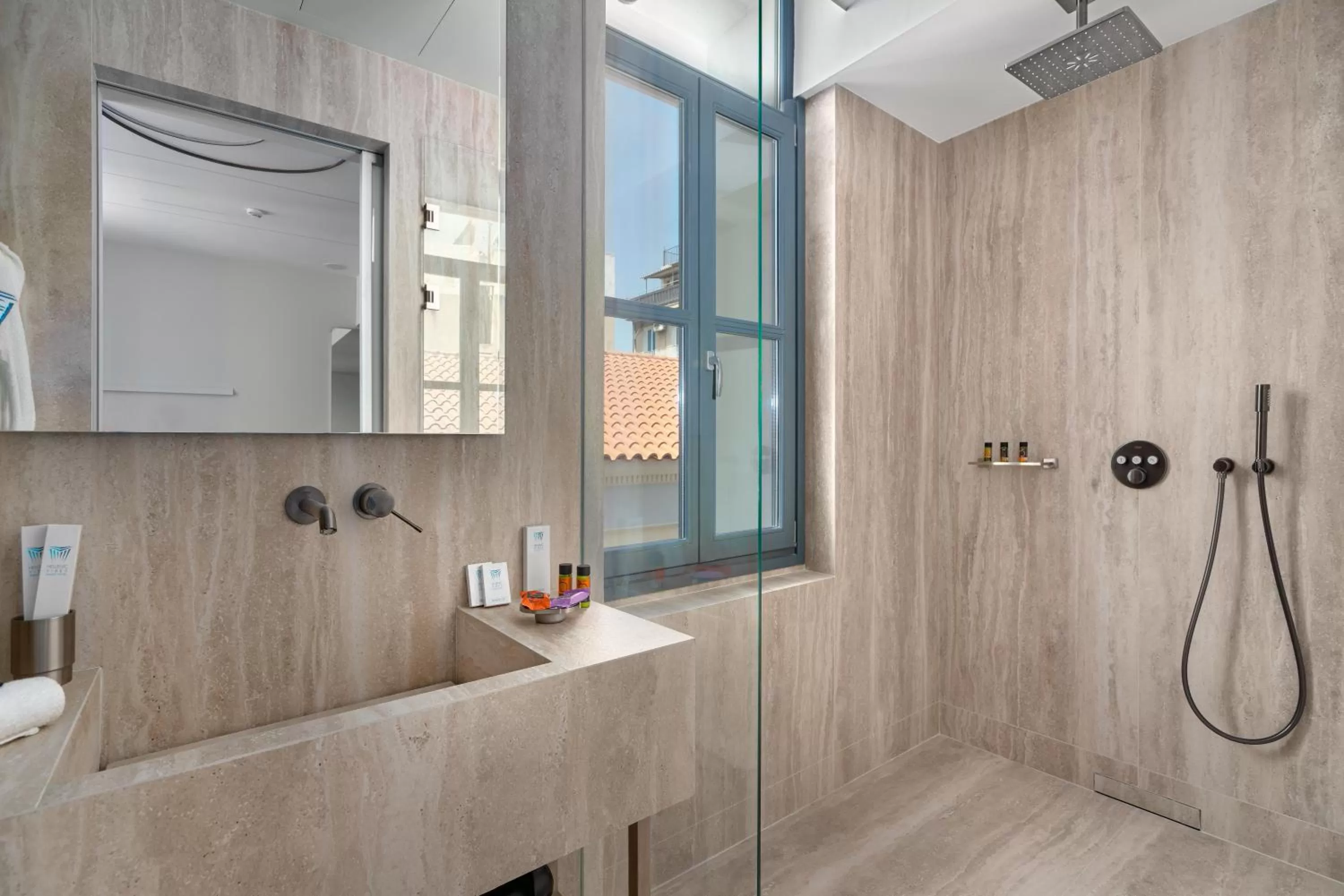 Bathroom in Hellenic Vibes Smart Hotel