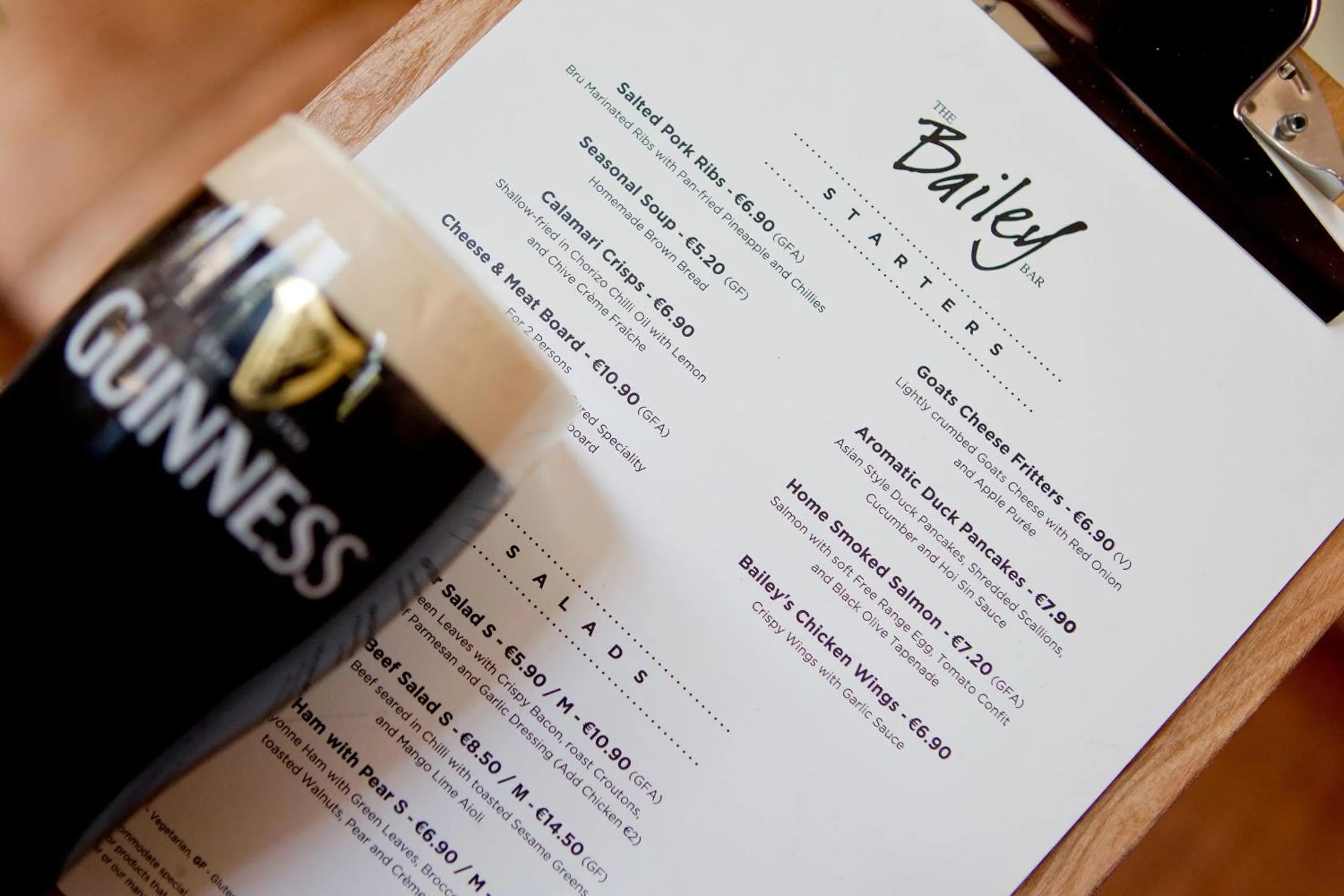 Restaurant/places to eat in Trim Castle Hotel