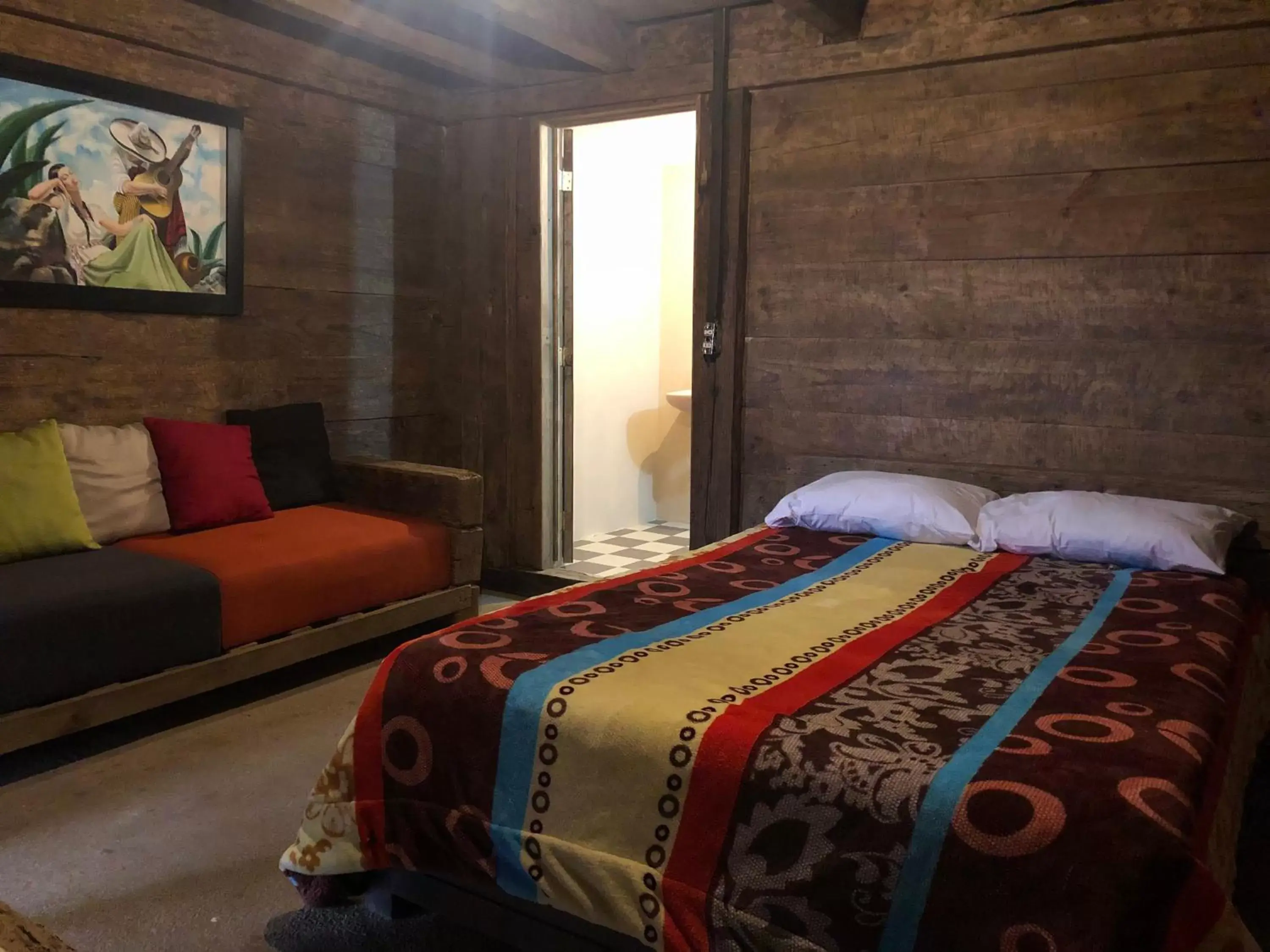 Bedroom, Bed in Cabañas Del Valle By Rotamundos