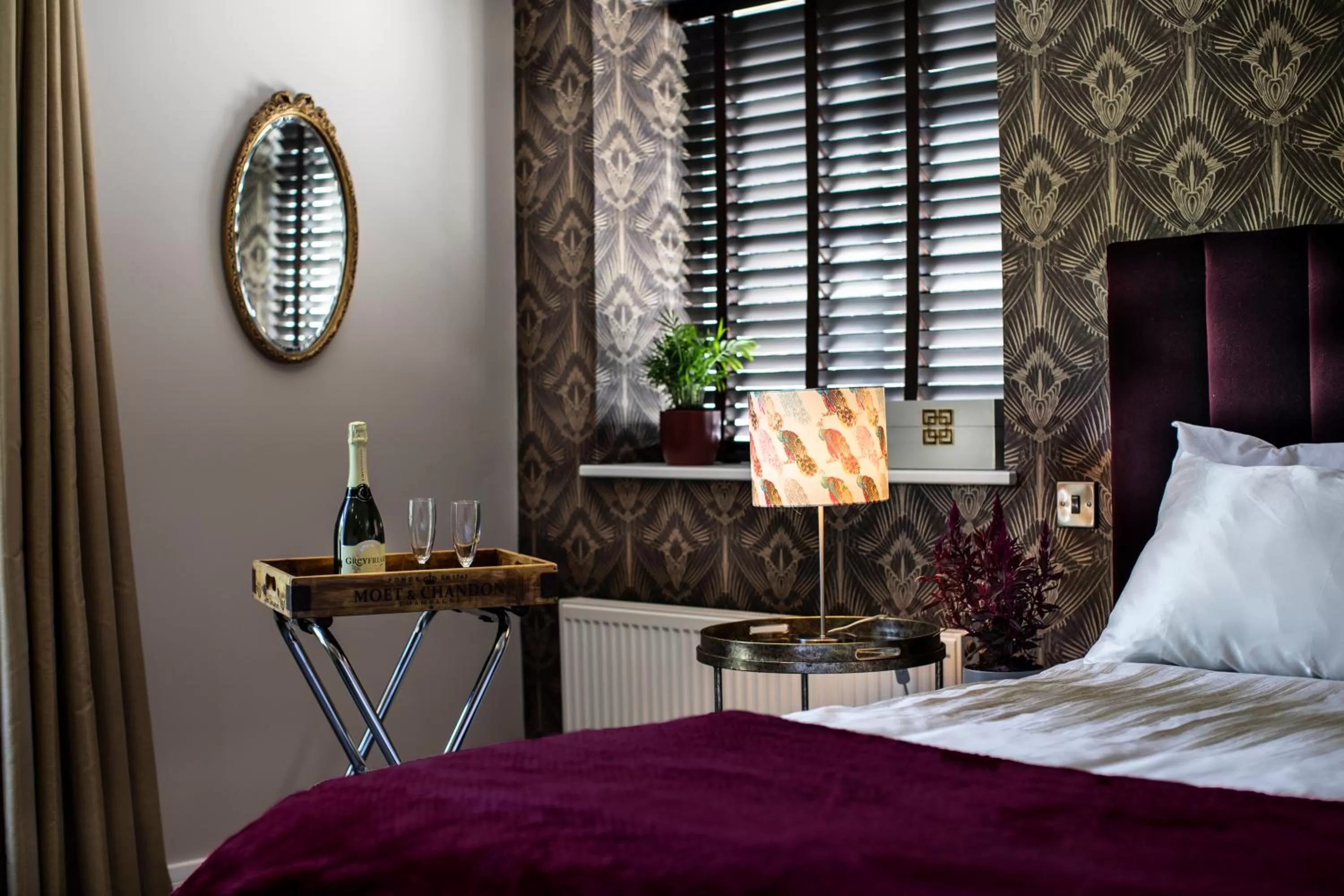 Bed in Broomhill Estate Boutique Art Hotel