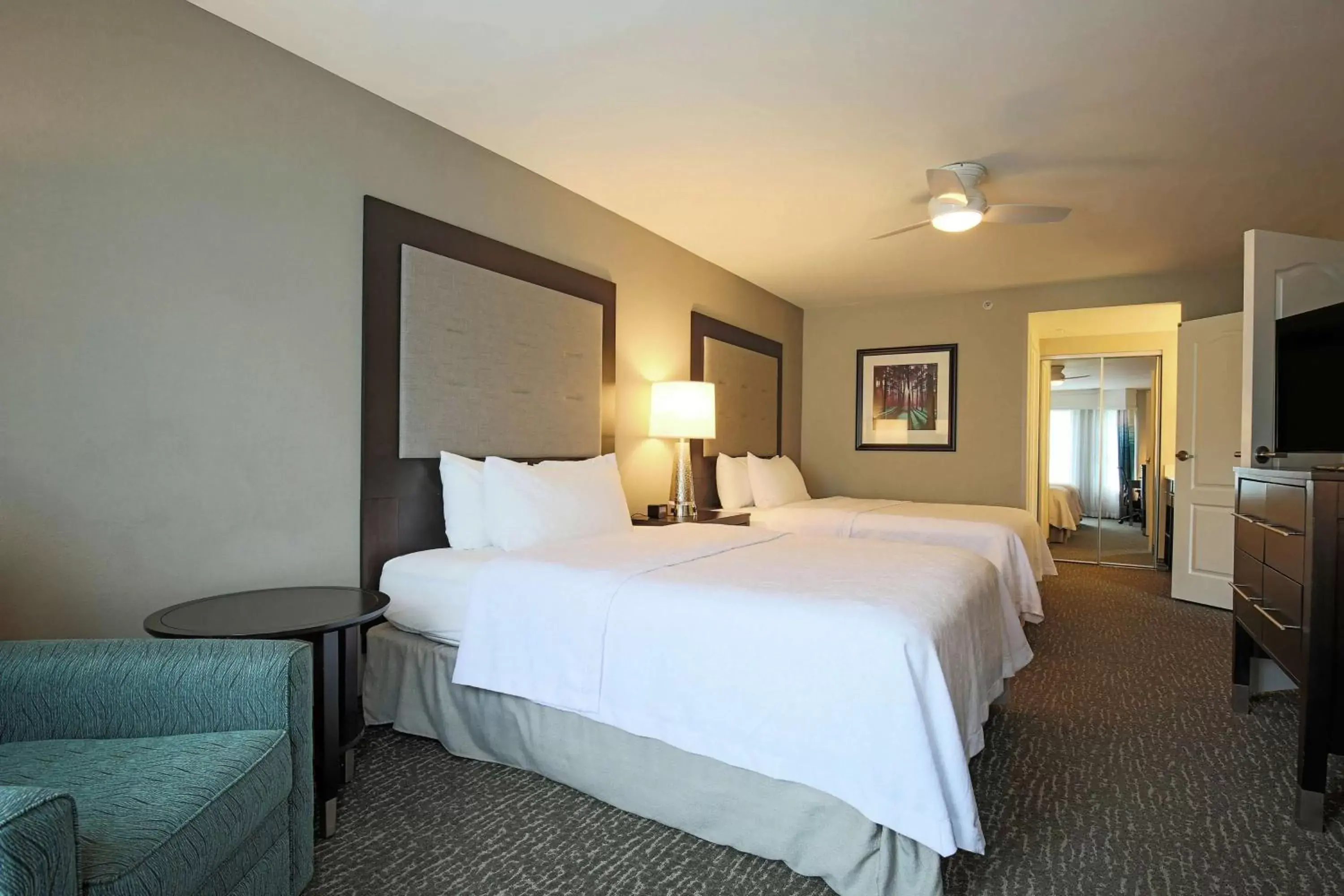 Bed in Homewood Suites by Hilton Asheville