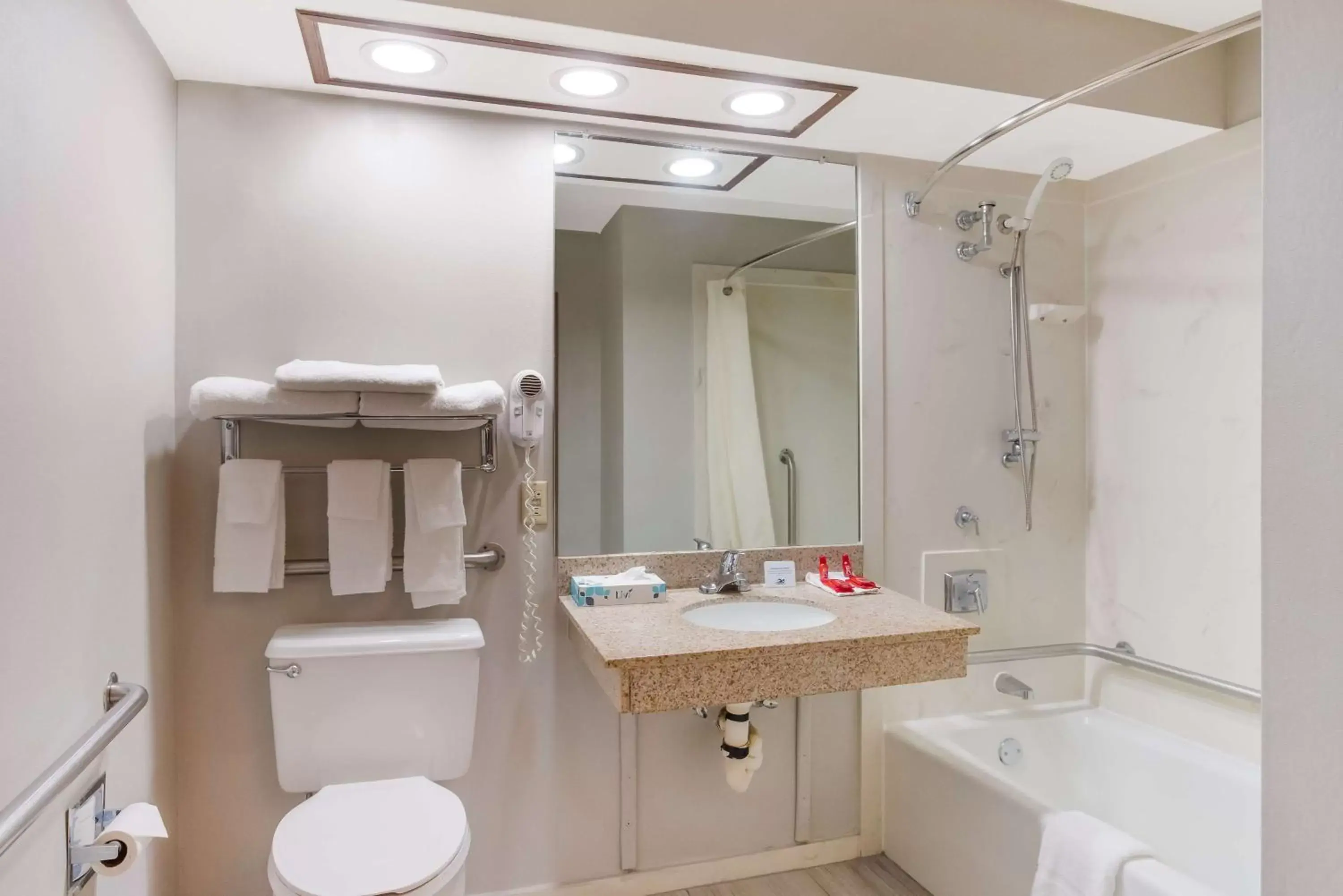 Bathroom in SureStay Plus Hotel by Best Western Greenwood