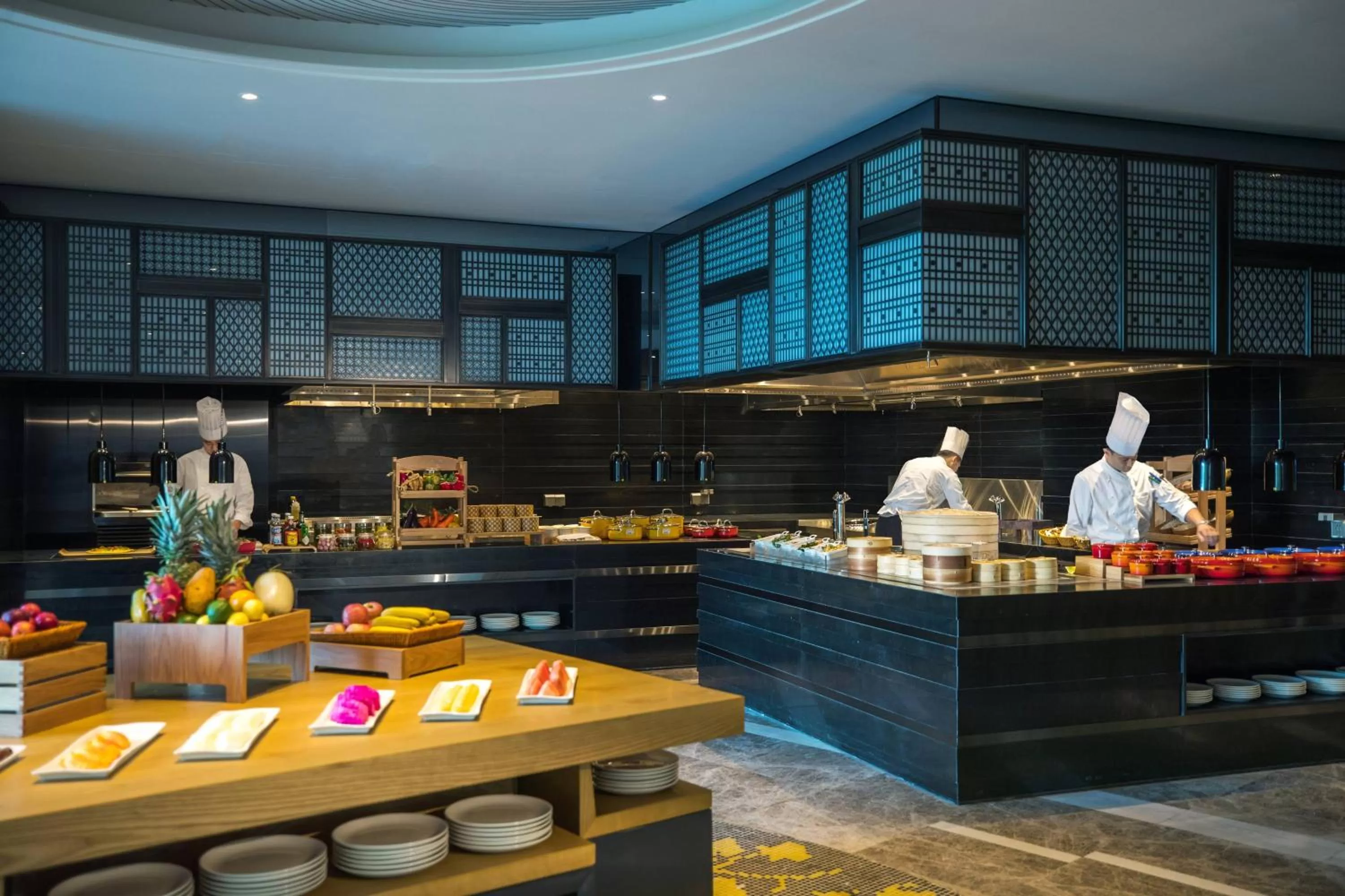 Kitchen or kitchenette in Renaissance Suzhou Taihu Lake Hotel