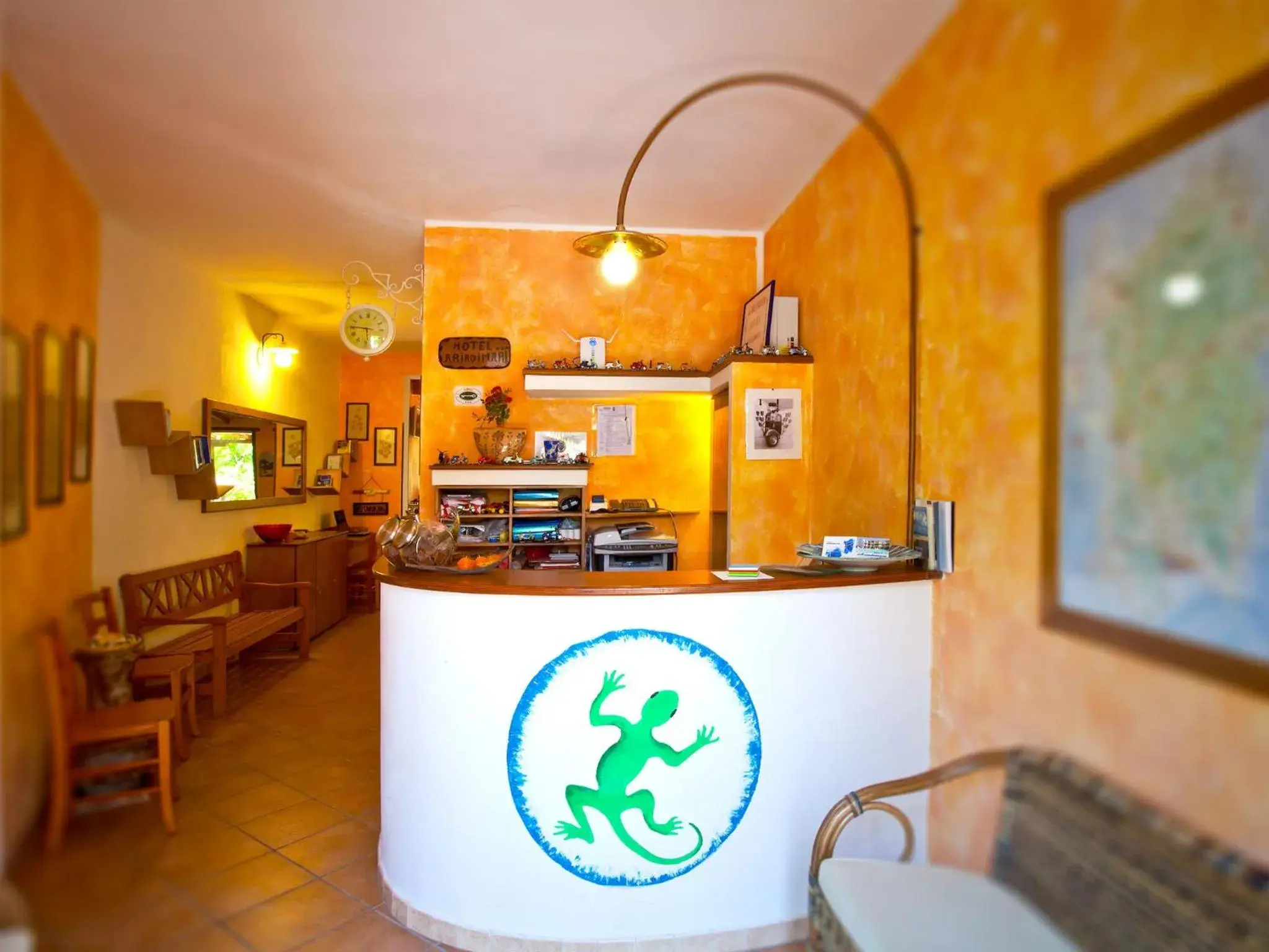 Lobby or reception in Hotel Ariadimari Lobby or reception in Hotel Ariadimari