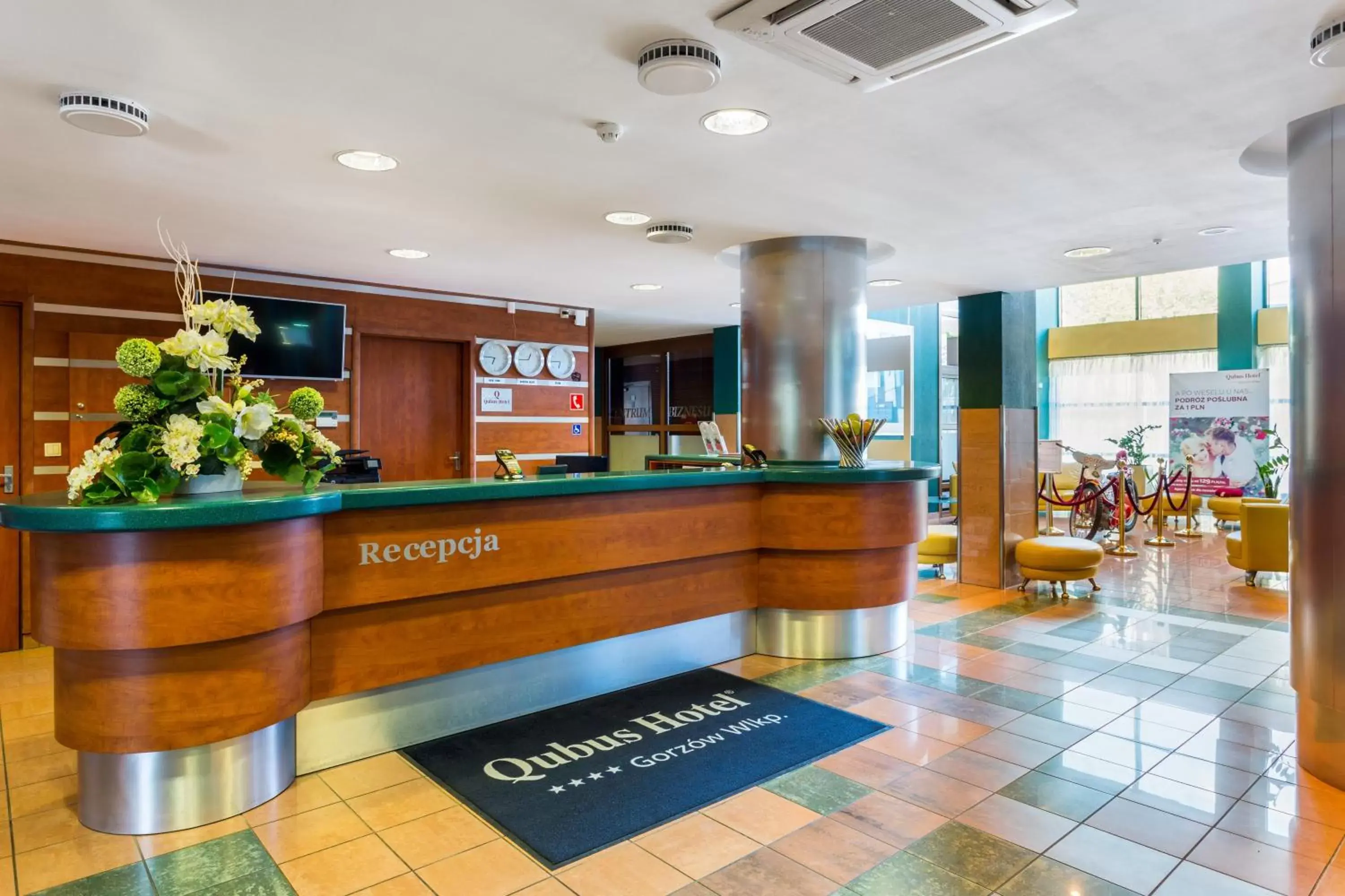 Lobby or reception in Qubus Hotel Gorzów Wielkopolski Lobby or reception in Qubus Hotel Gorzów Wielkopolski