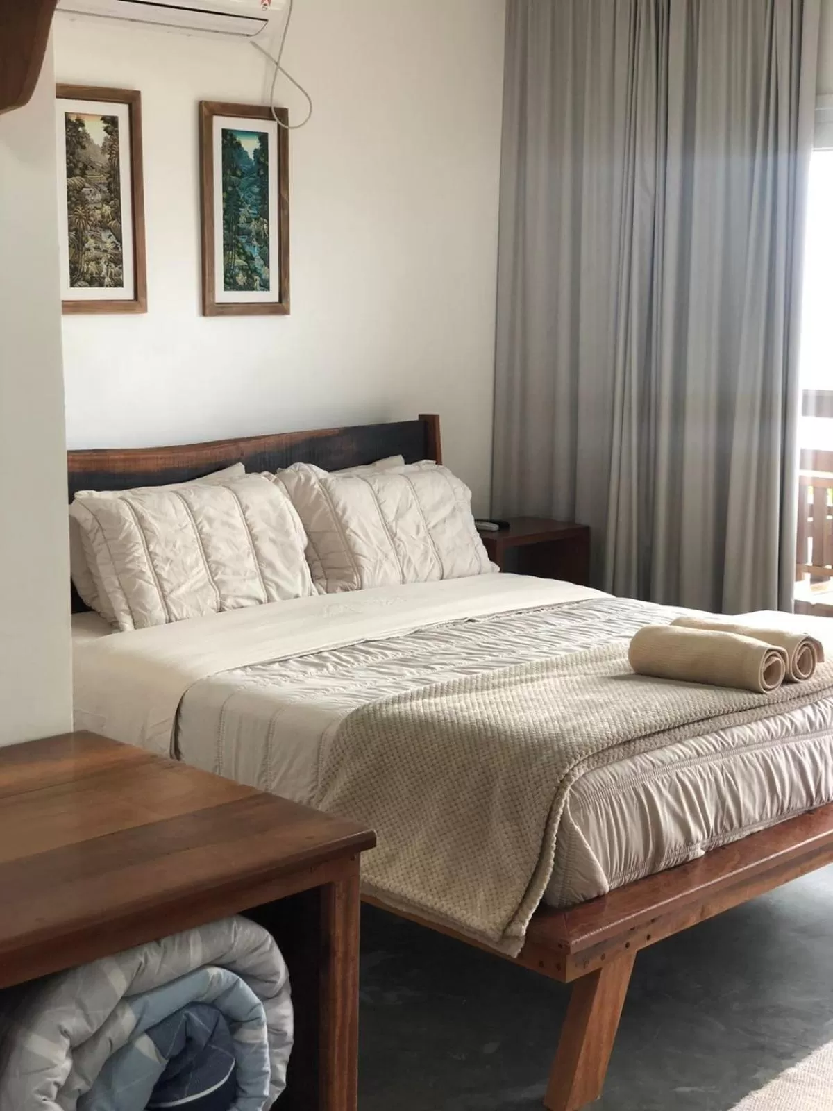 Bed in Pousada Casa Albatross