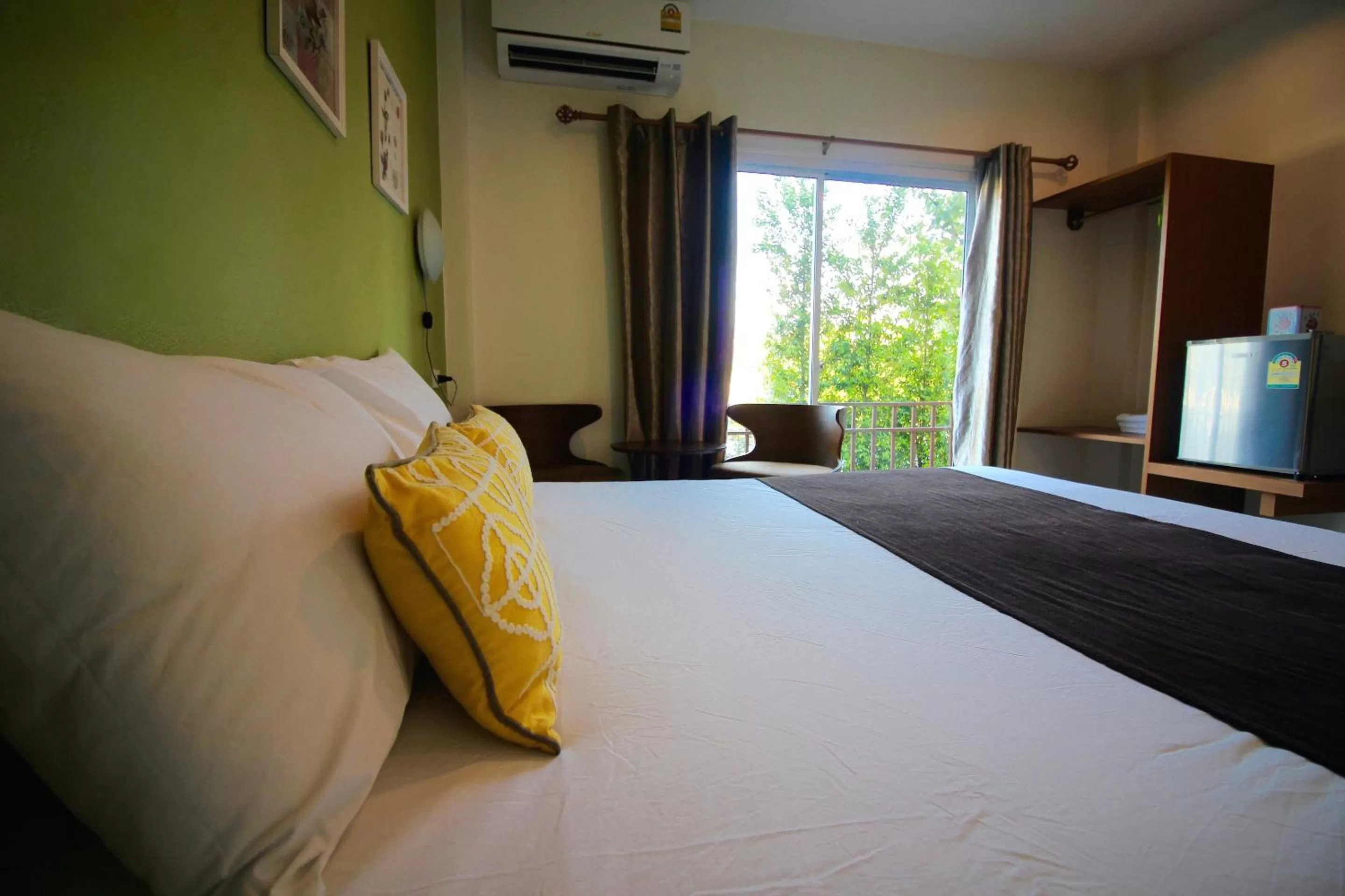 Bed in Green Apple Villa