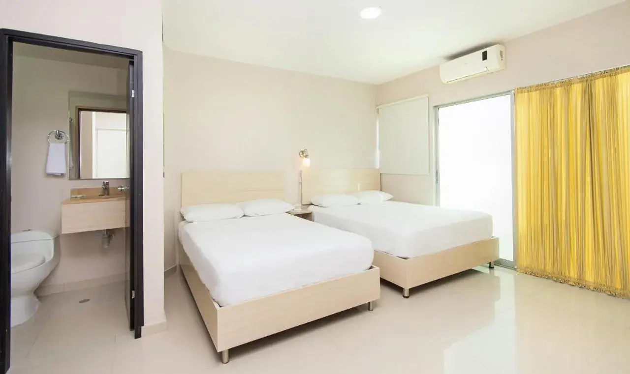 Bed in Ribai Hotels -Riohacha