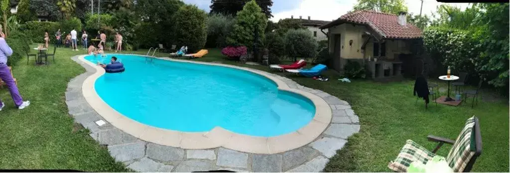 Swimming pool, Pool View in Rainbow Relais