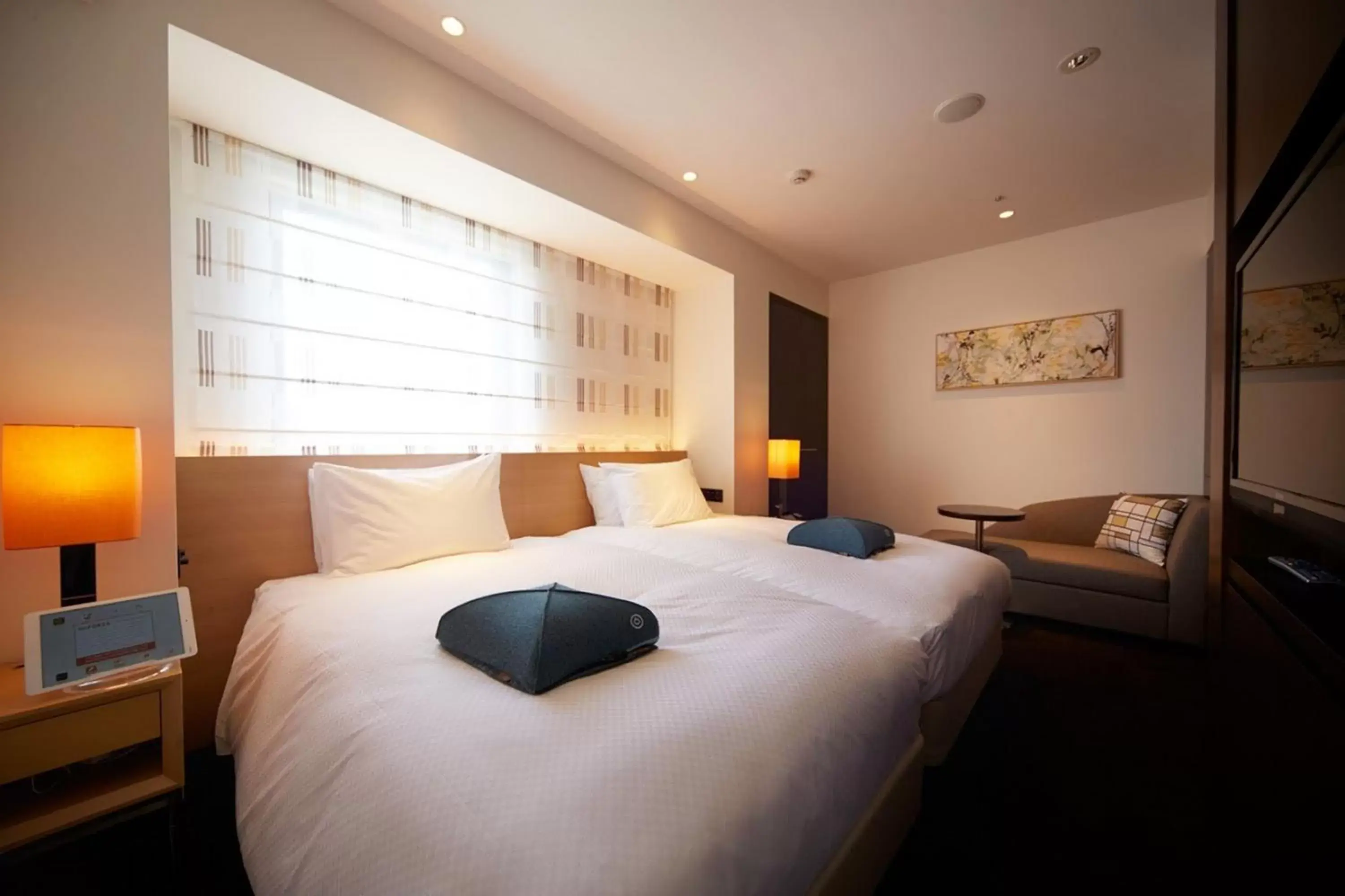 Bed in Hotel Forza Nagasaki