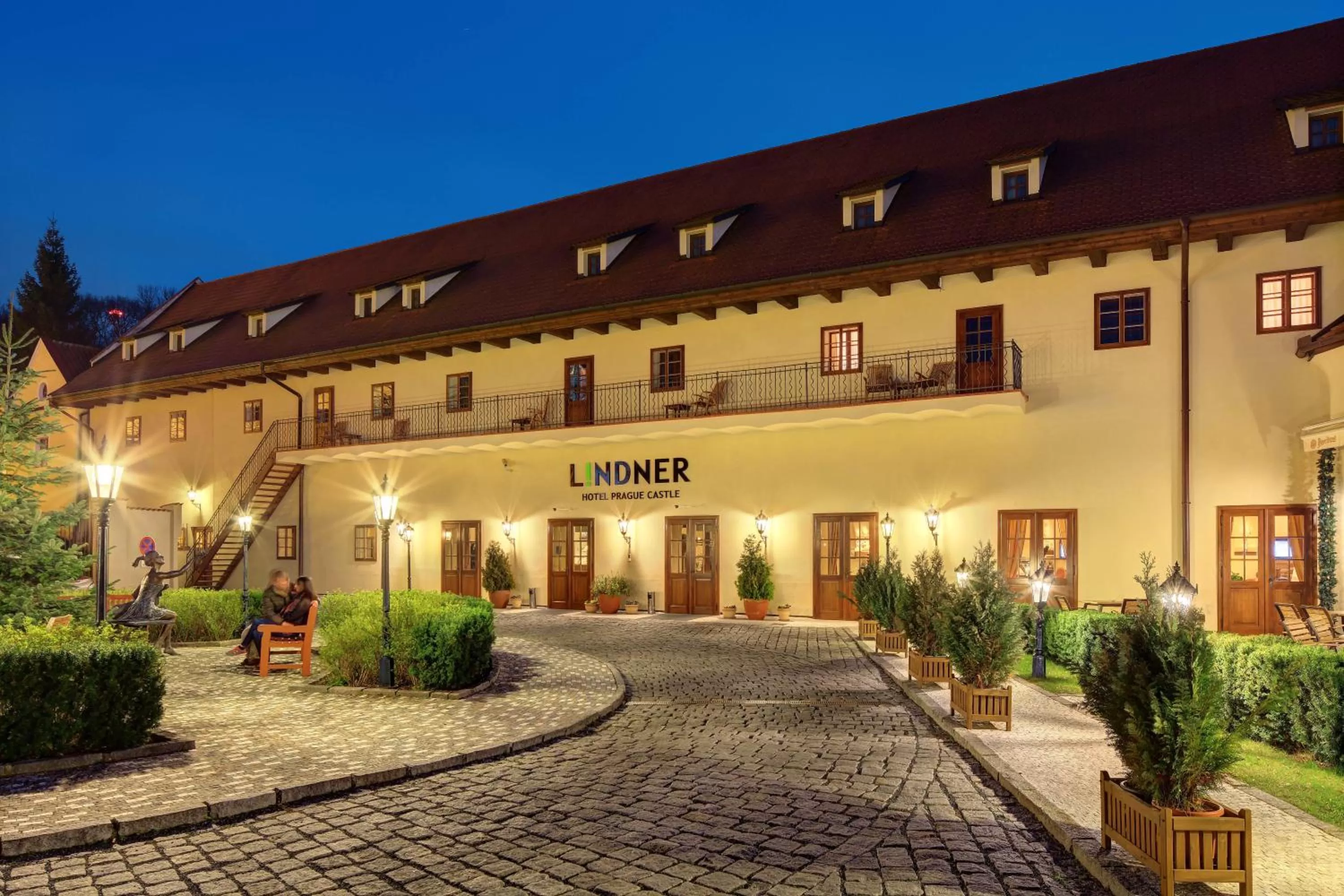 Property building in Lindner Hotel Prague Castle, part of JdV by Hyatt