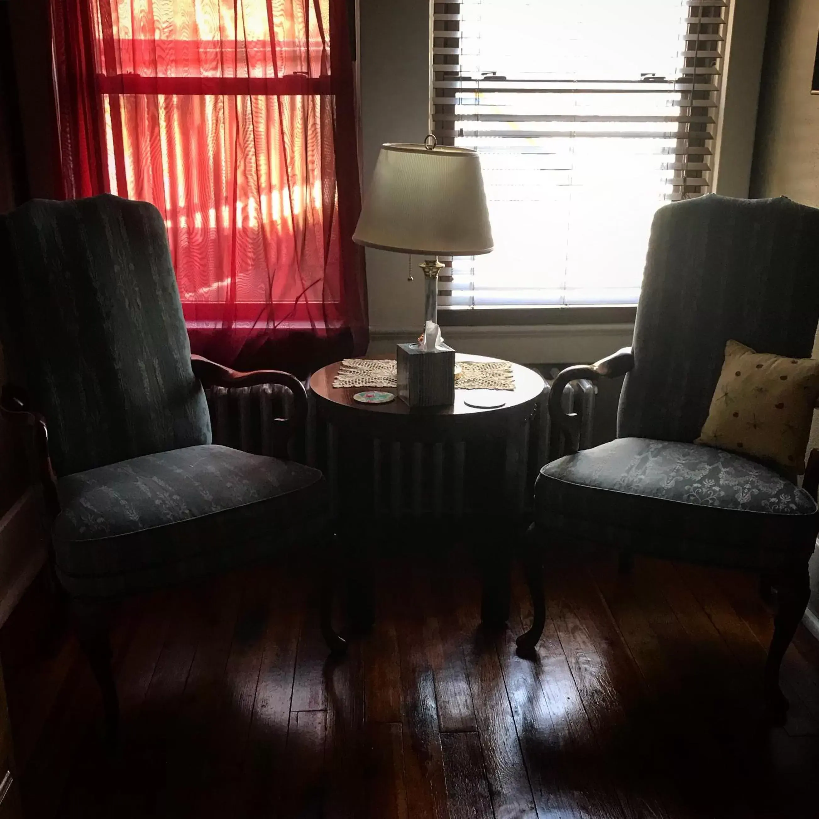 Seating Area in Laughing Heart Lodge