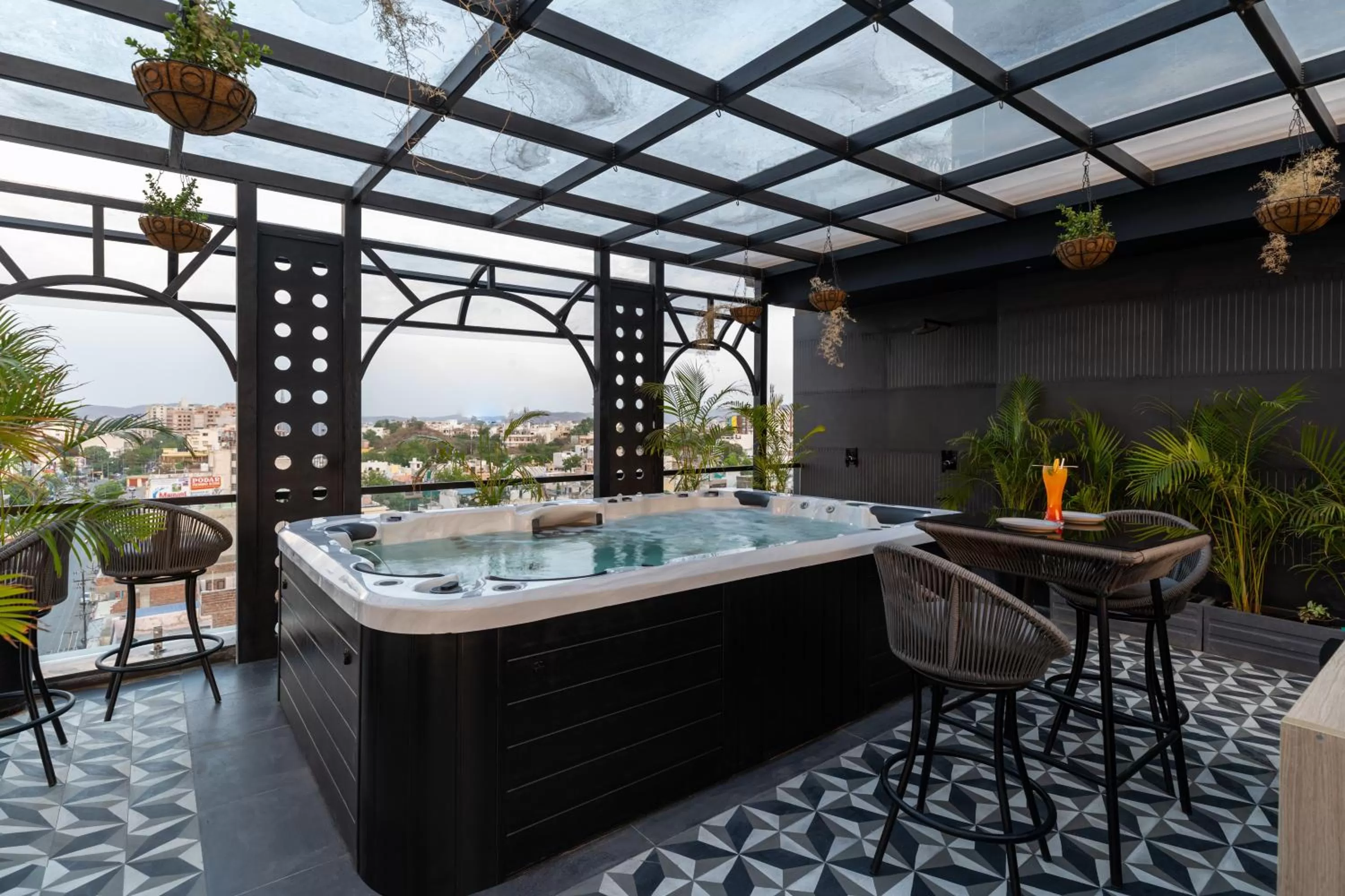Hot Tub in Downtown Prime A Premium Boutique Hotel Udaipur - My Downtown Hotels
