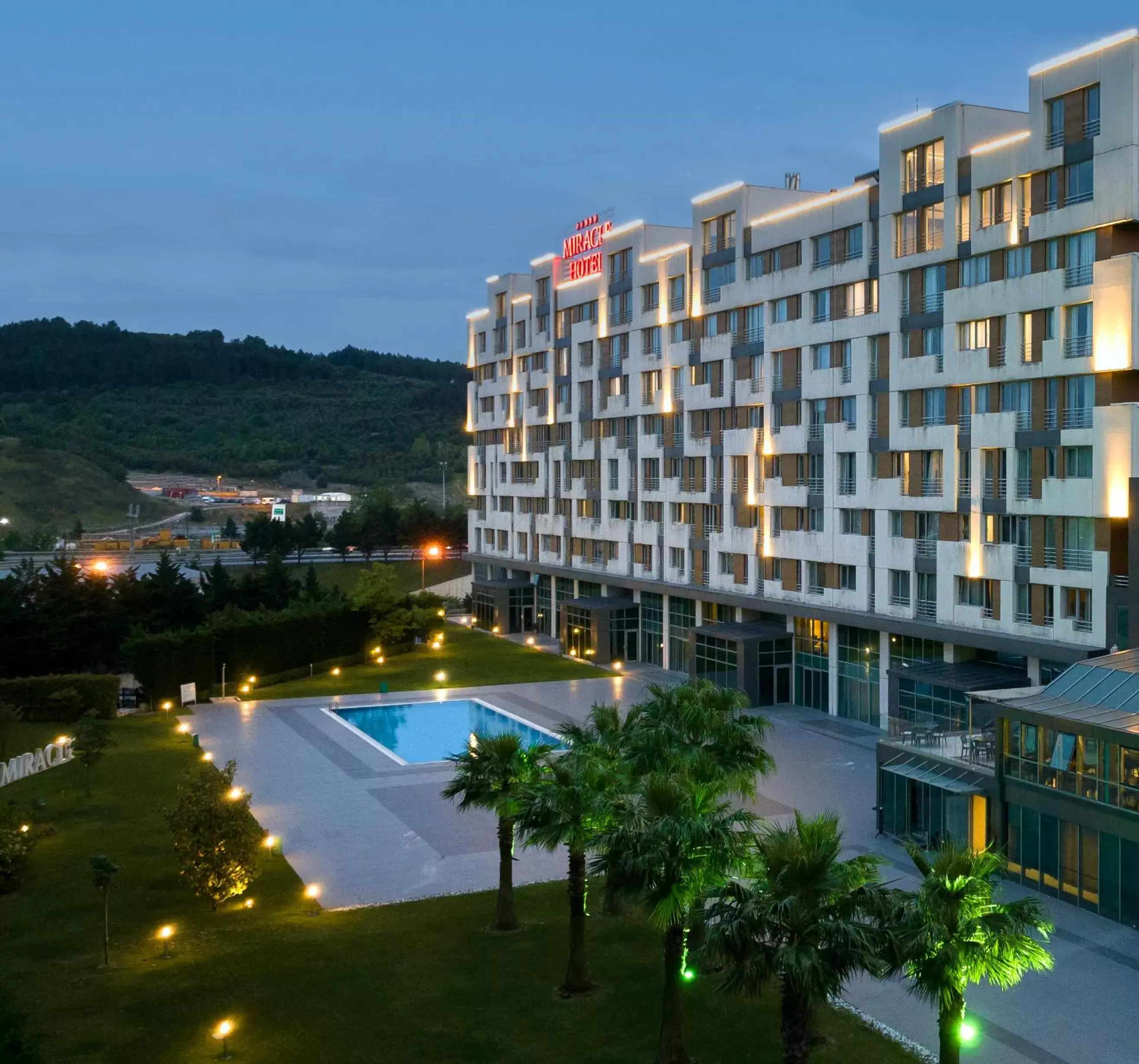 Property building, Pool View in Miracle Istanbul Asia Airport Hotel & Spa