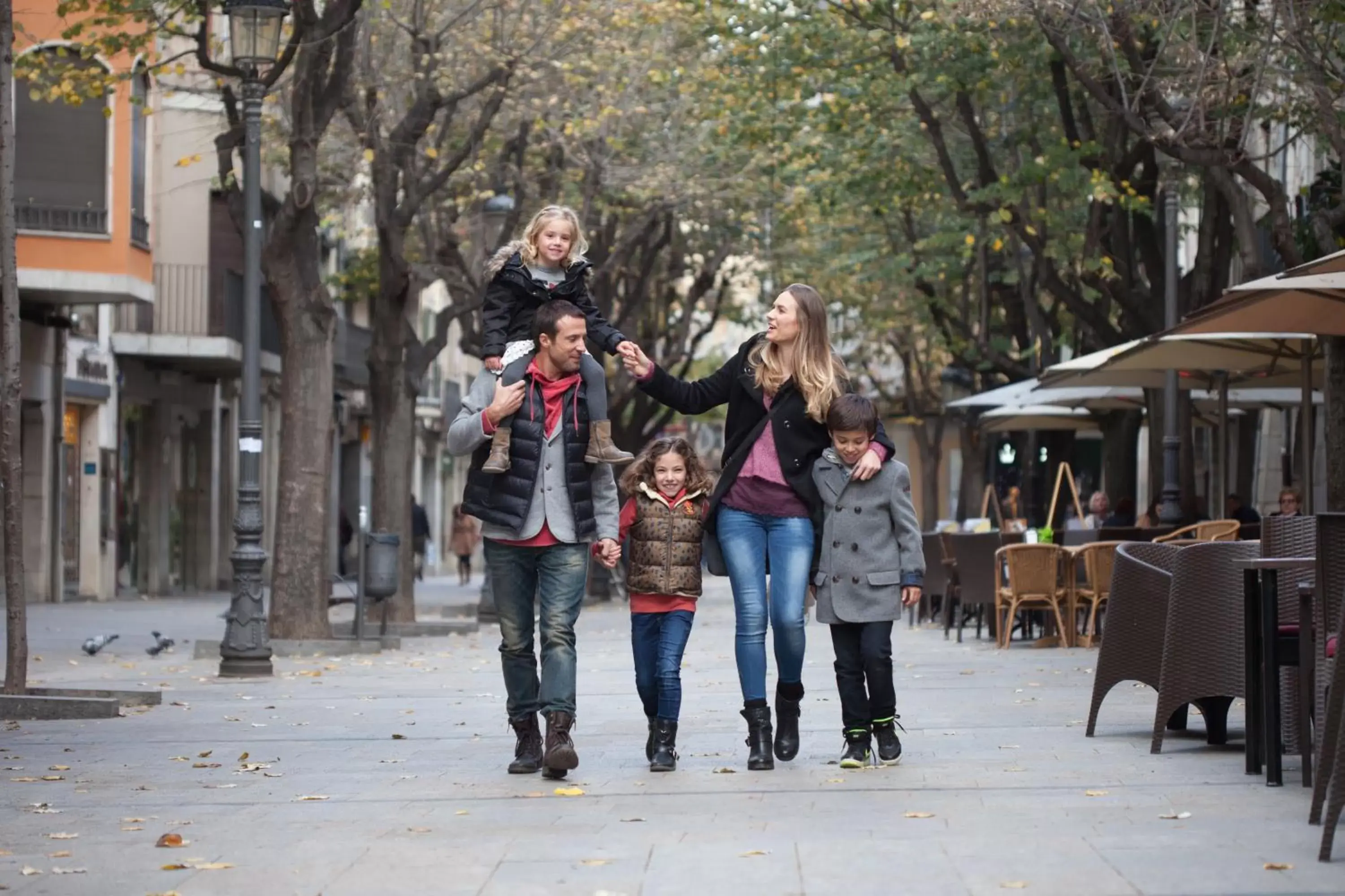 Family in Ciutat de Girona