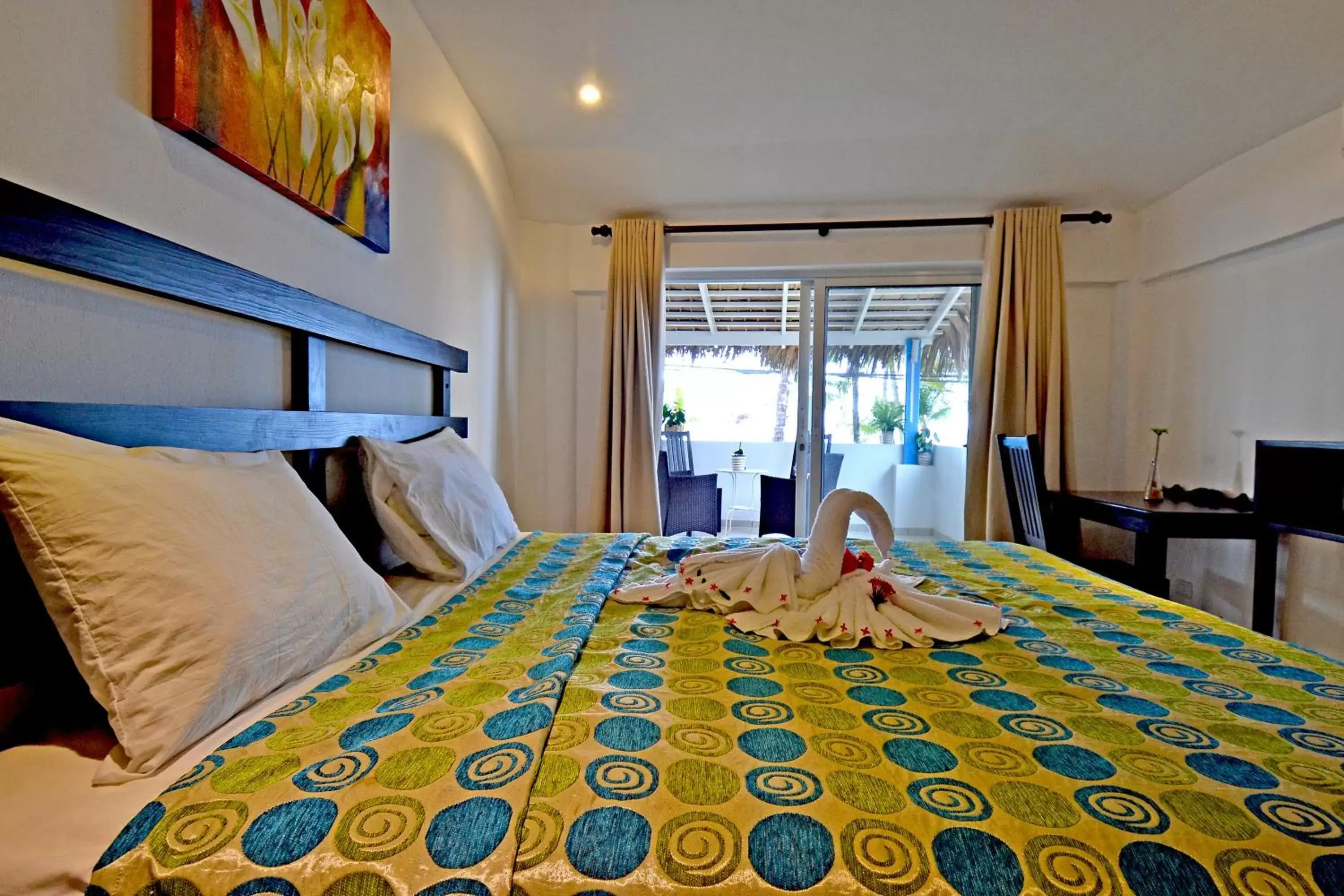 Bed in Costarena Beach Hotel