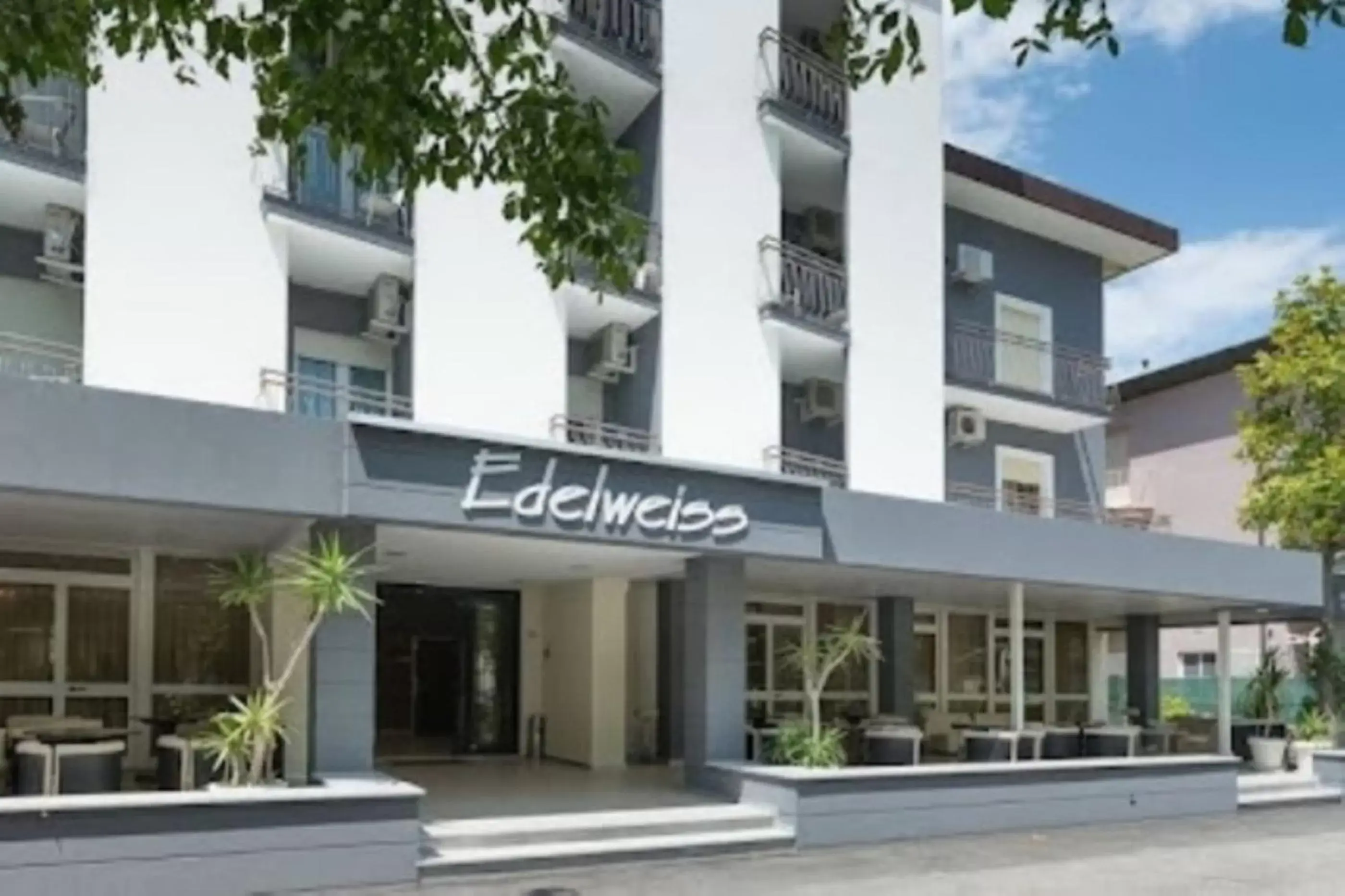 Property Building in Hotel Edelweiss Riccione