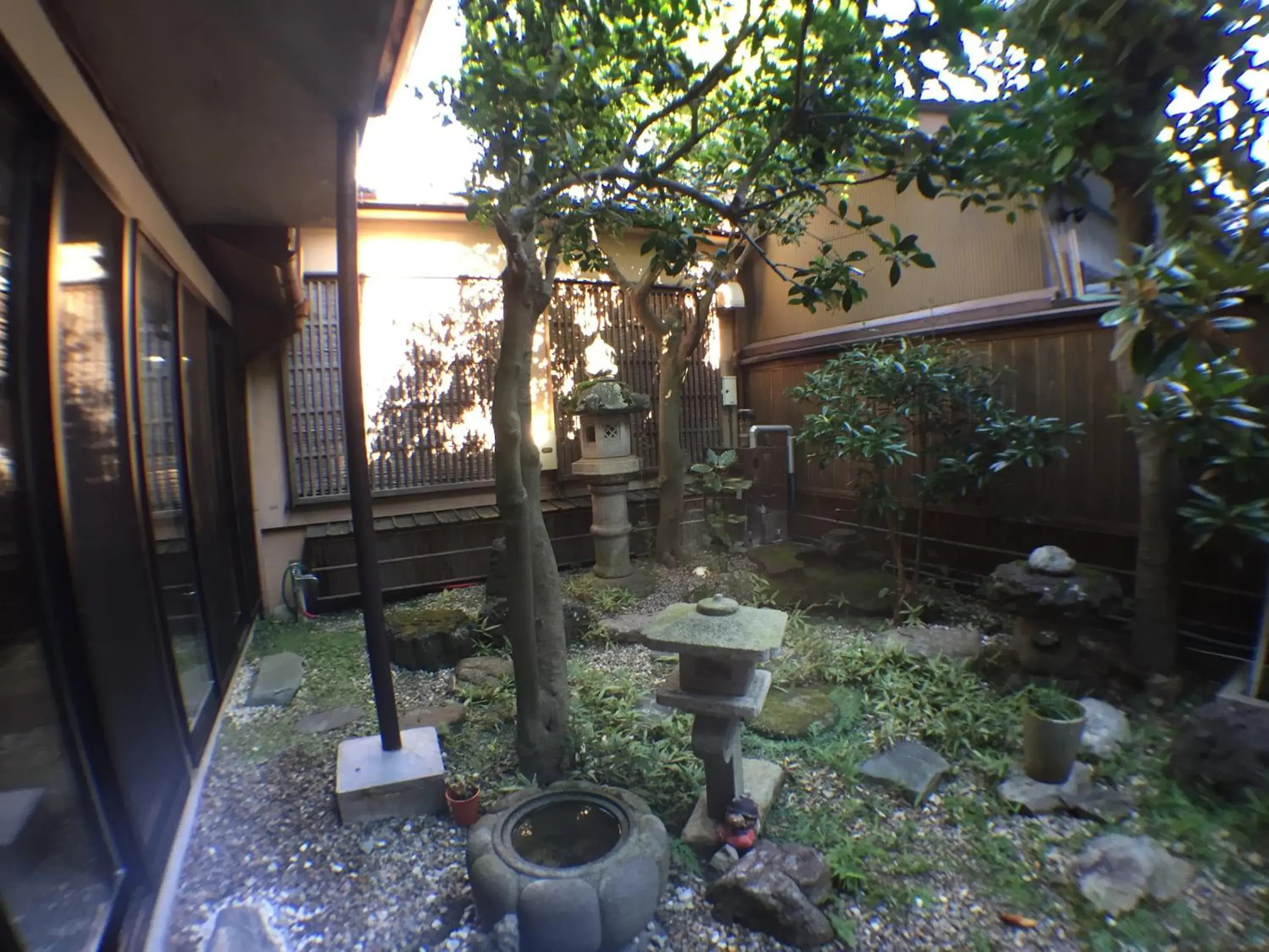 Garden view in Kadokyu Ryokan