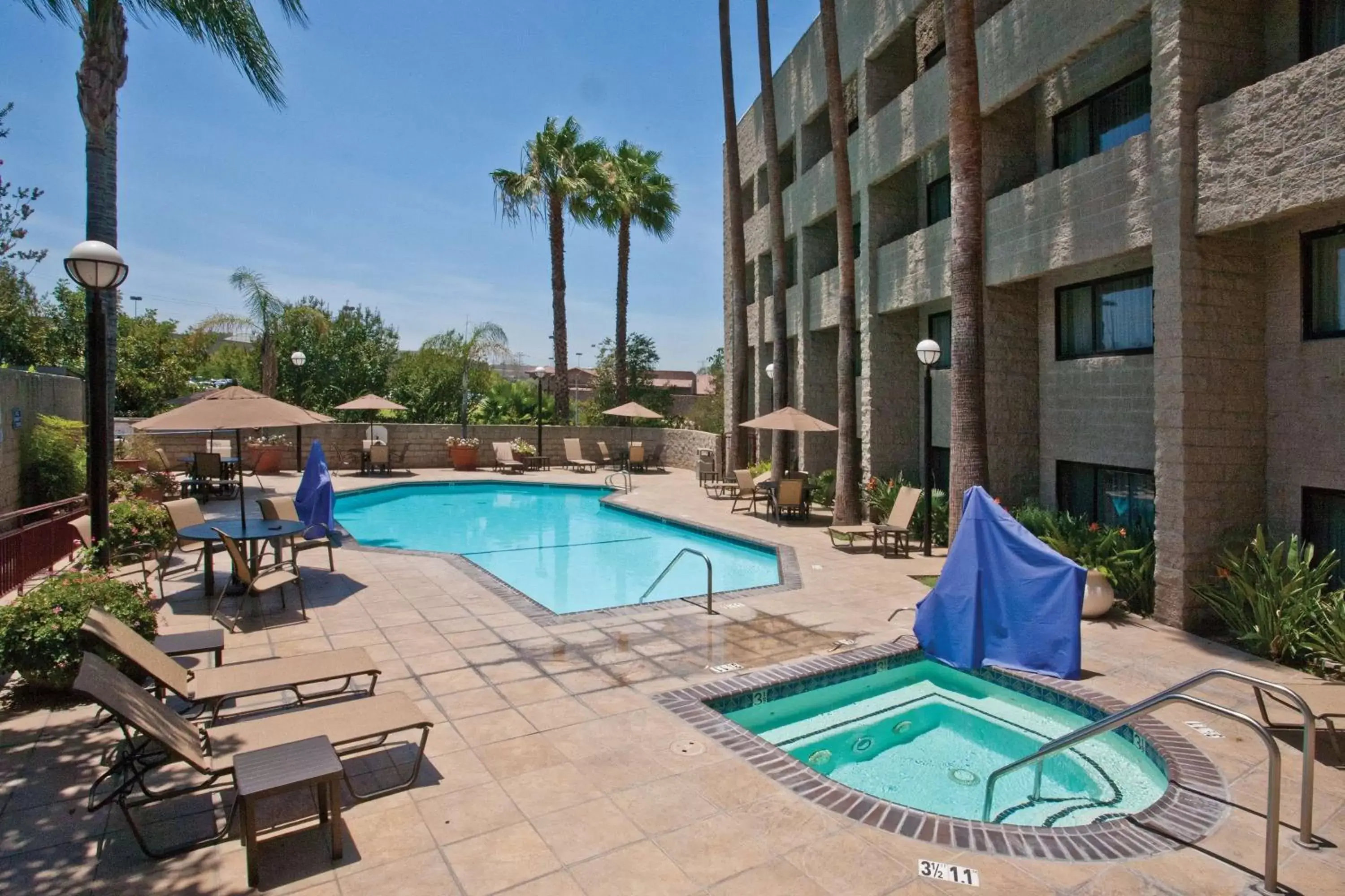 Pool view, Swimming Pool in DoubleTree by Hilton Rosemead