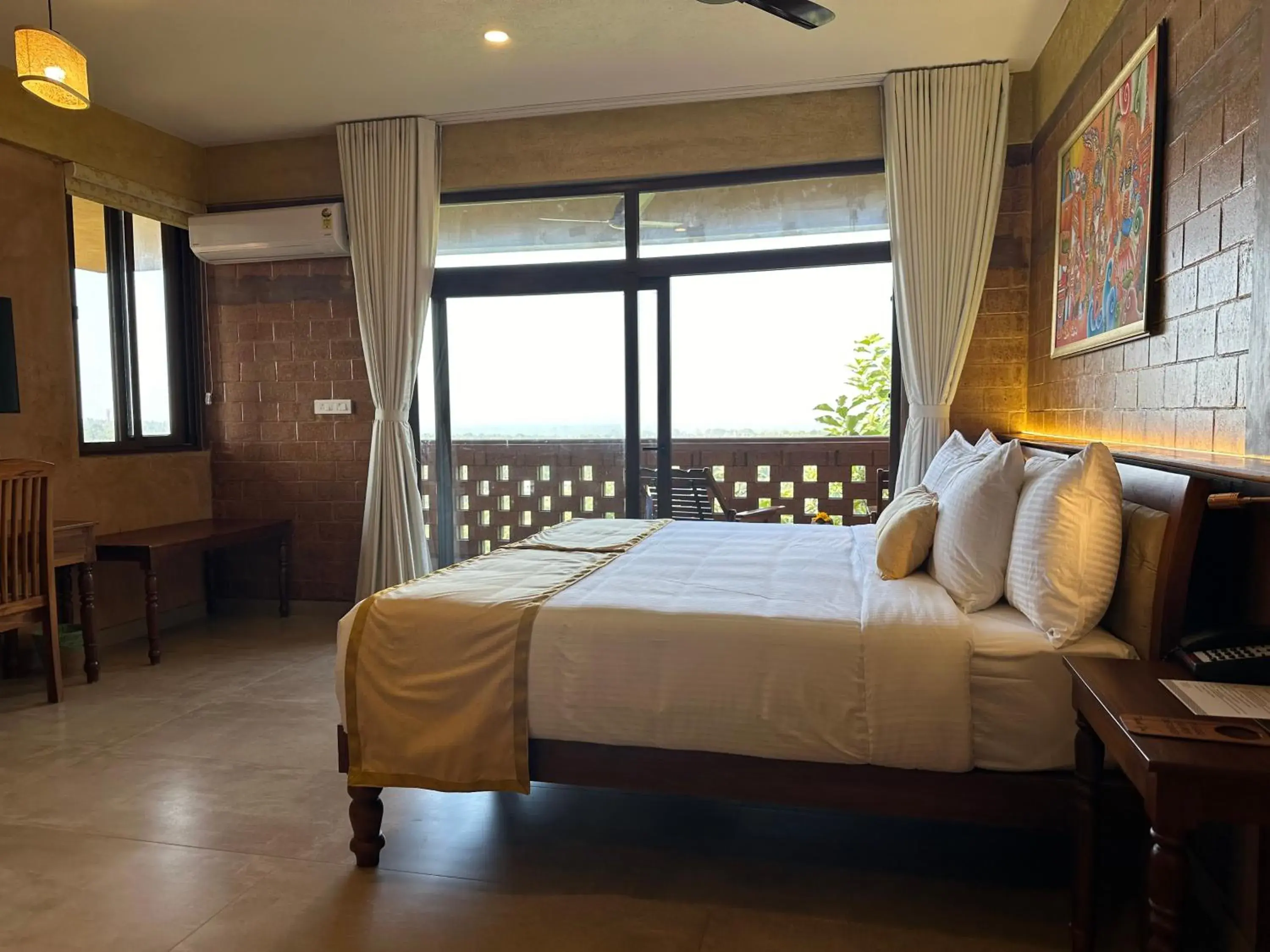 Bed in Amara Ayurveda Retreat