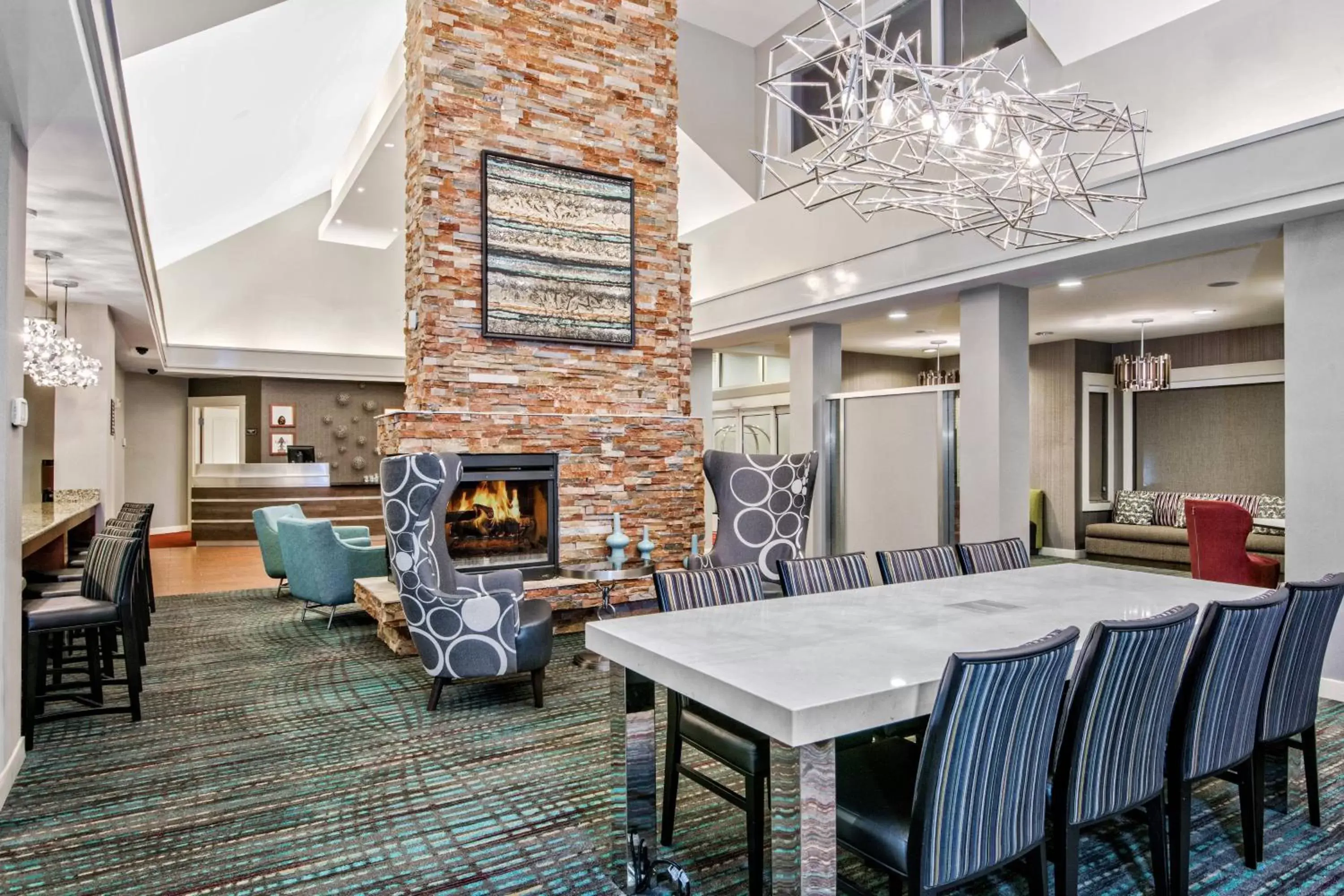 Lobby or reception in Residence Inn by Marriott San Antonio SeaWorld / Lackland