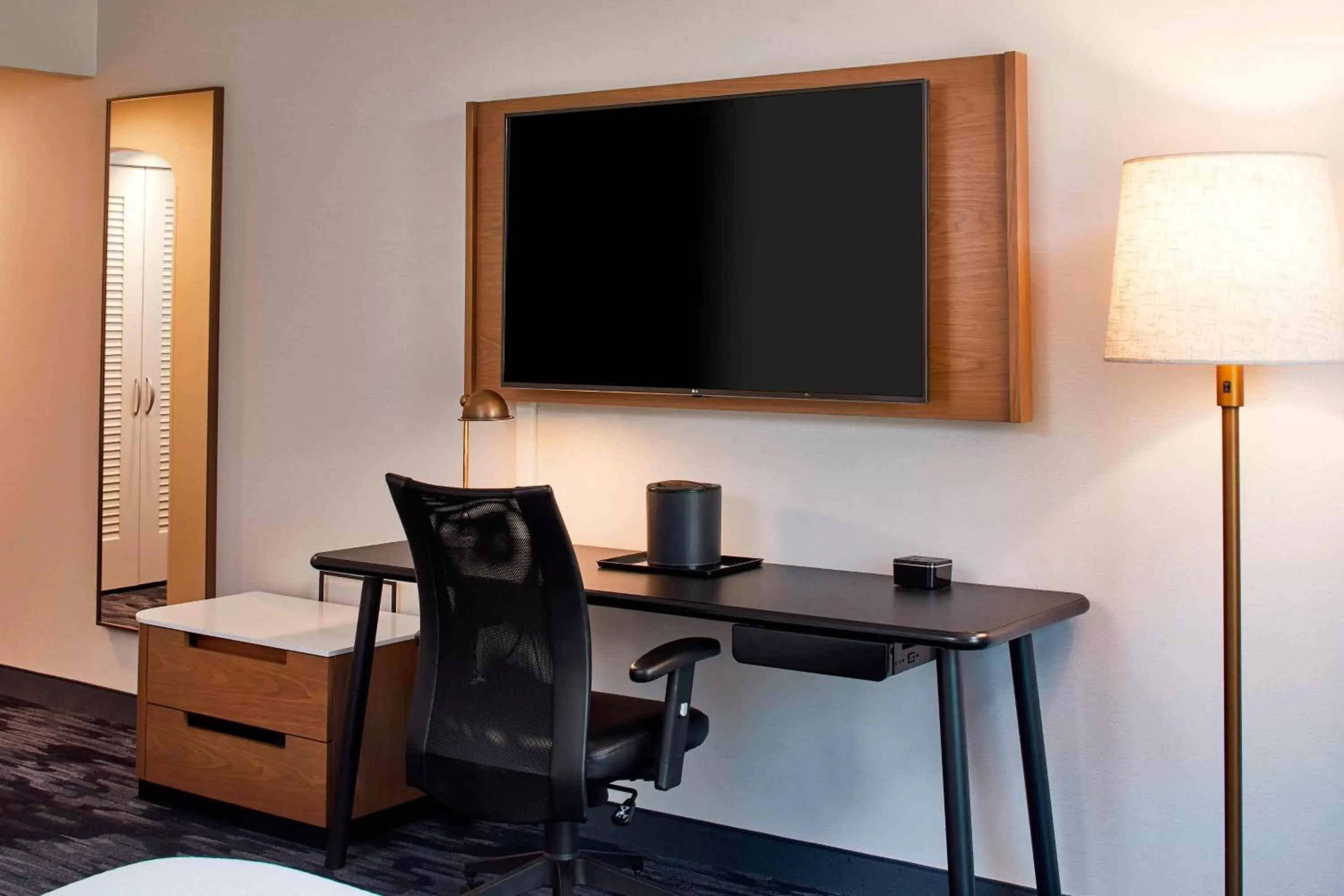 Photo of the whole room, TV/Entertainment Center in Fairfield Inn & Suites by Marriott Albany Airport