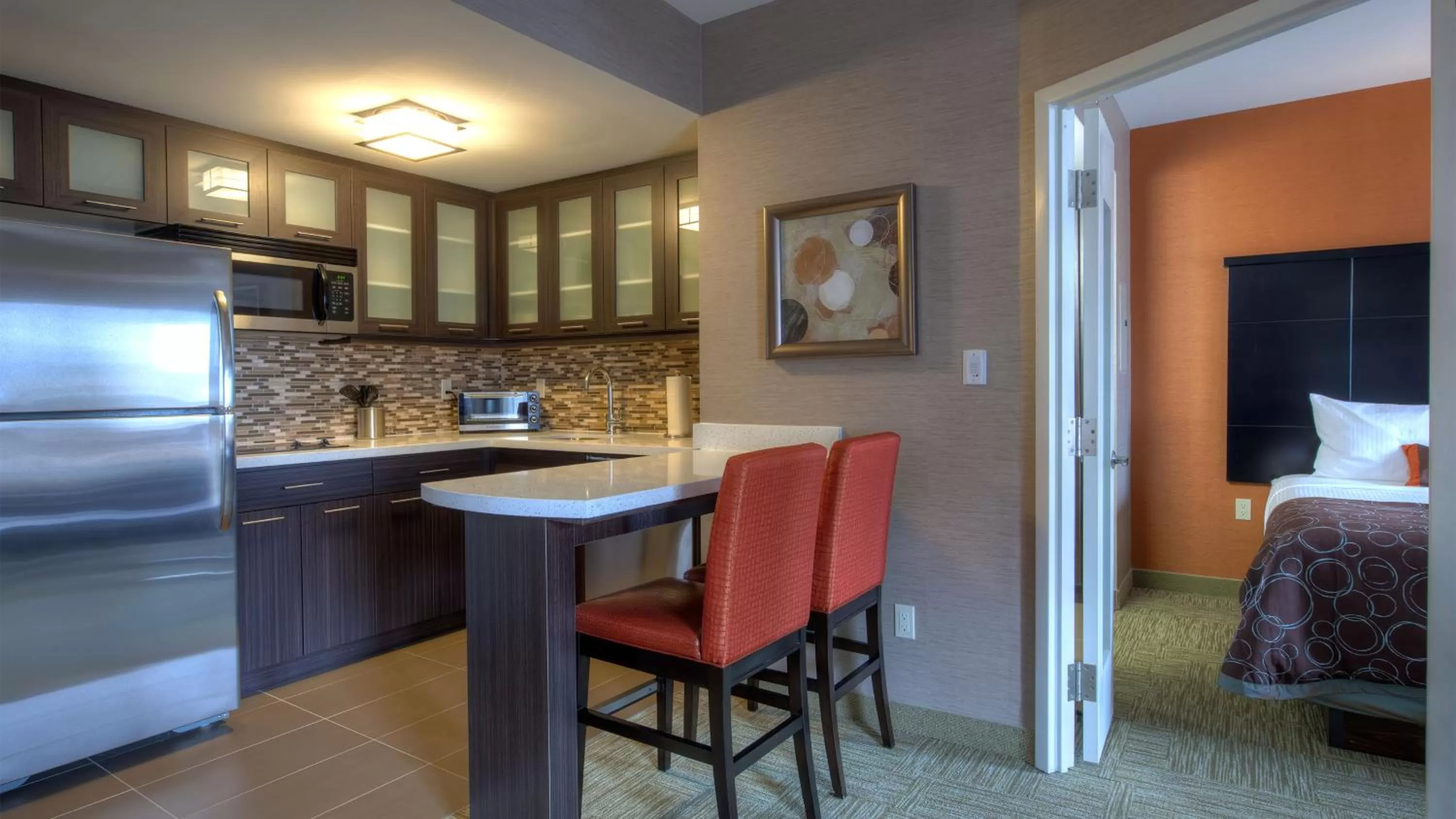 Photo of the whole room, Bed in Staybridge Suites Hamilton - Downtown by IHG