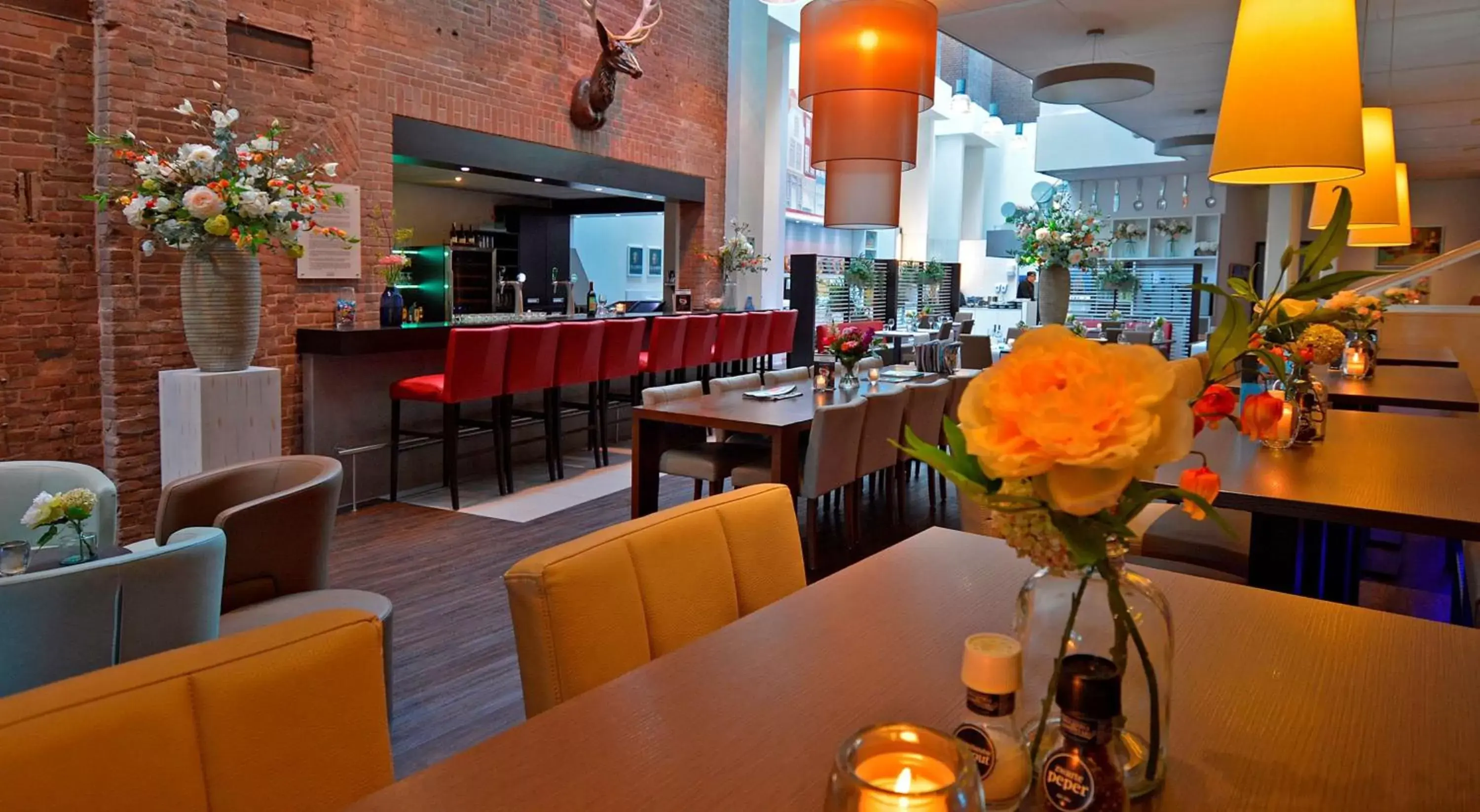 Lounge or bar, Restaurant/Places to Eat in Best Western Plus City Hotel Gouda