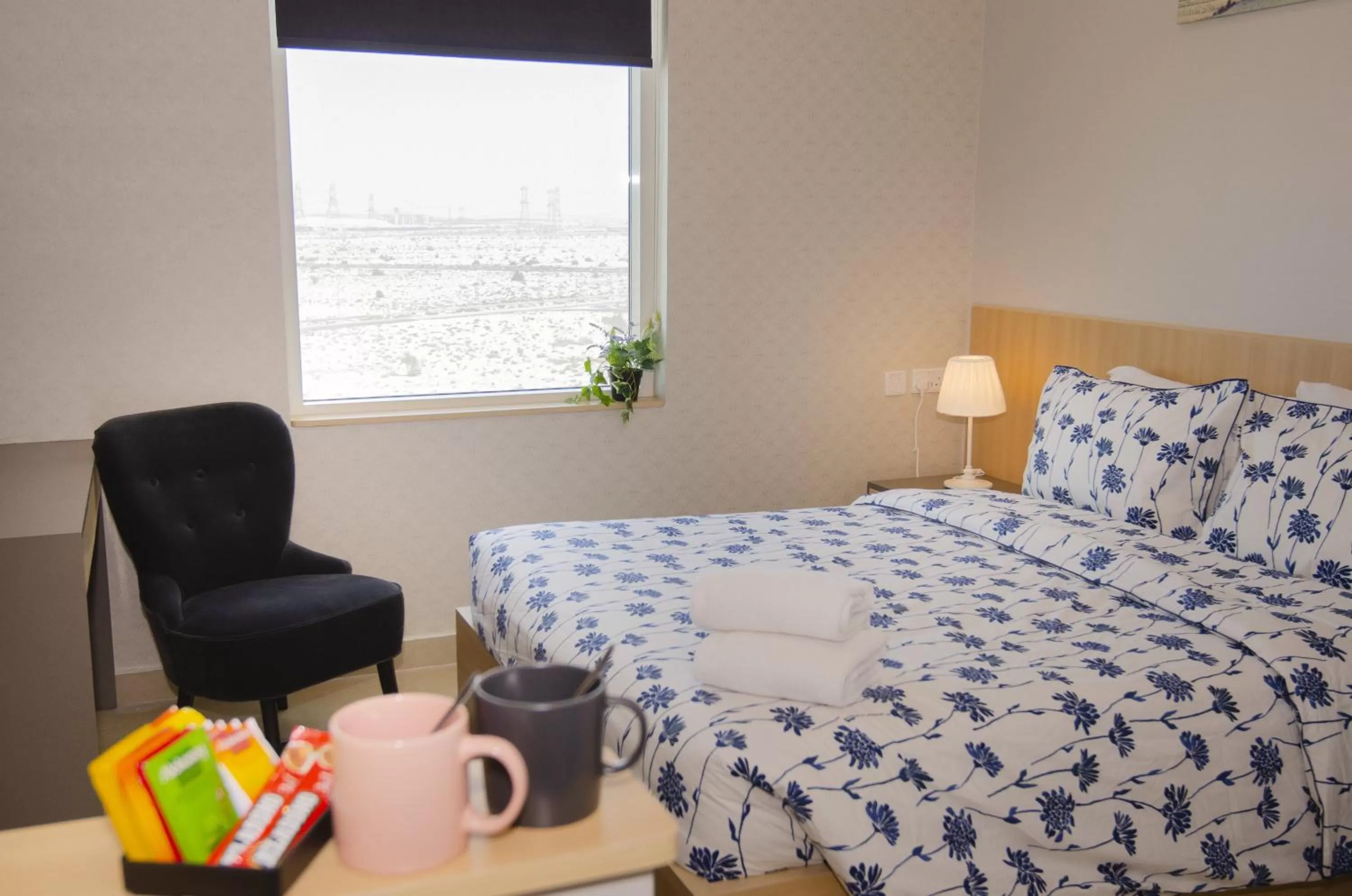 Bed in KSK Homes Hotel Dubai Academic City