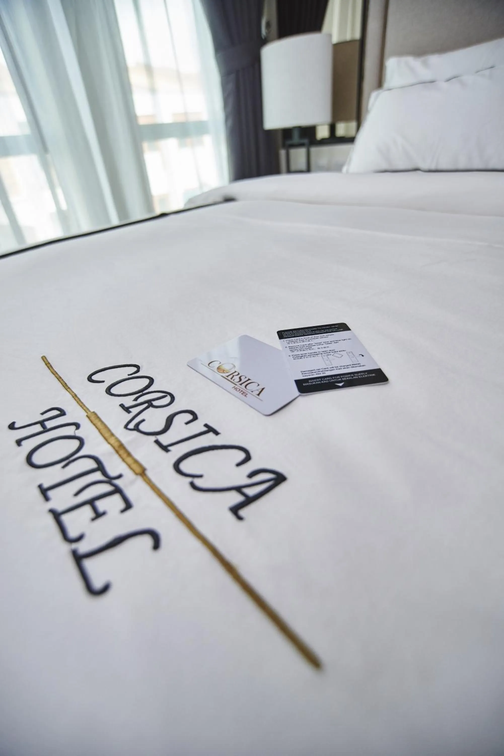 Logo/Certificate/Sign, Bed in Corsica Hotel