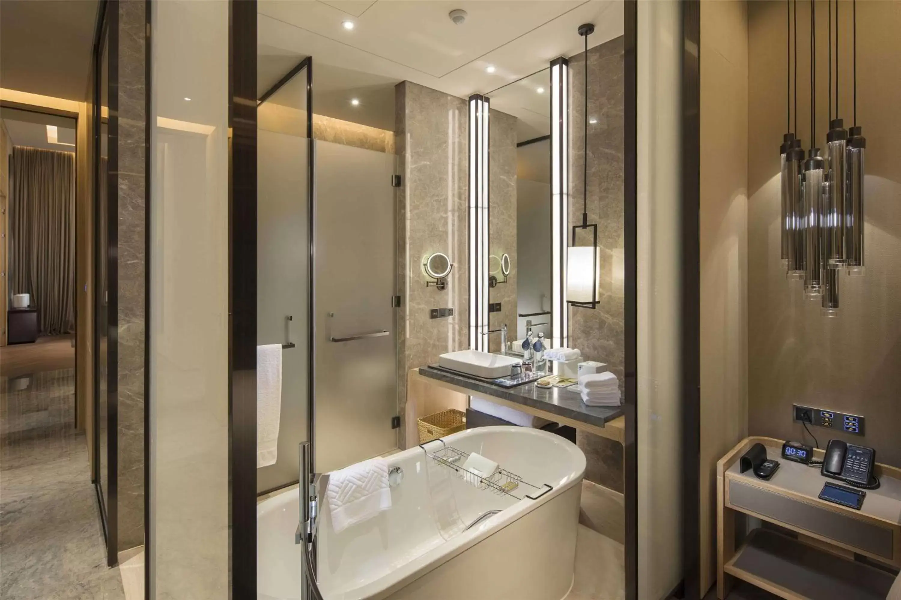 Bathroom in Hilton Shenzhen Shekou Nanhai