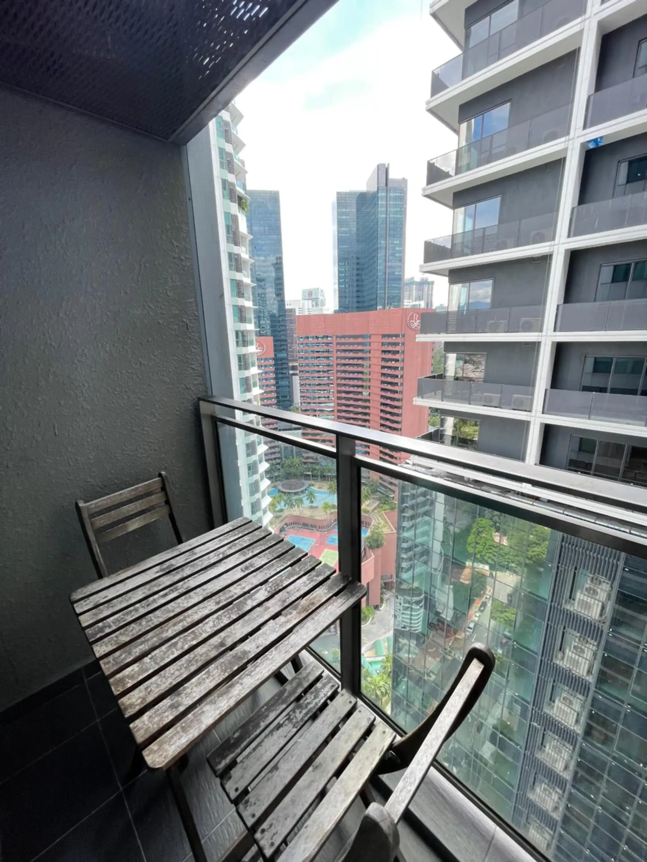 Balcony/Terrace in Mercu Summer Suite KLCC @ Penguin Homes