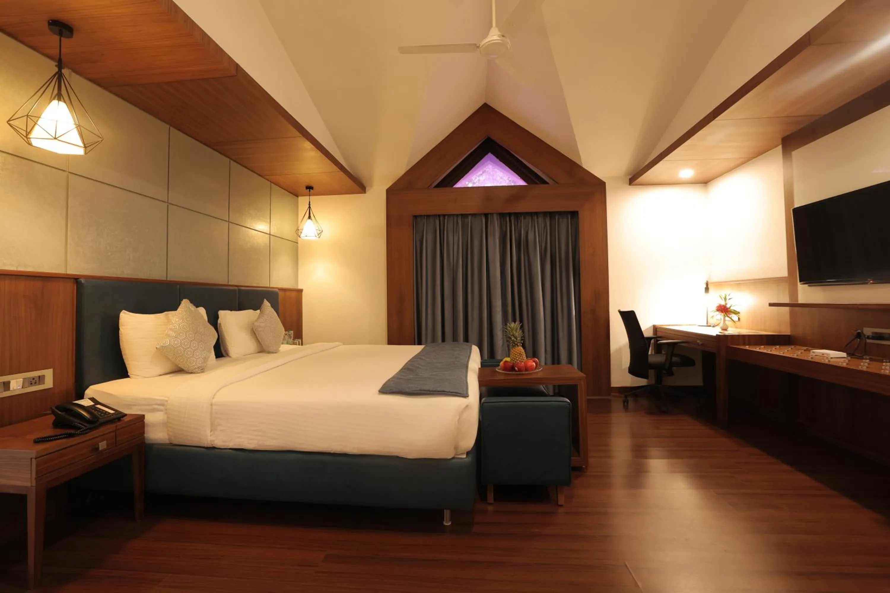 Bed in Poppys Vista Hotel