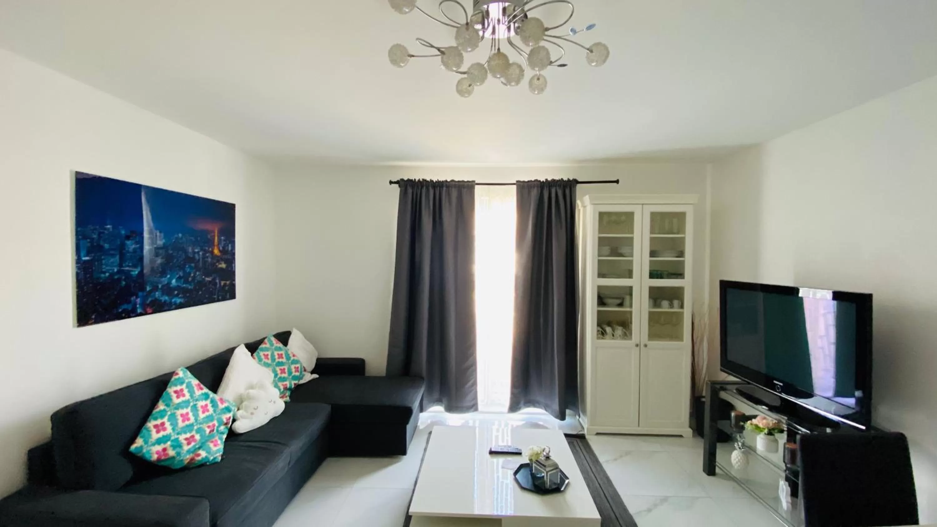 TV and multimedia in Moderne Wohnung im Rhein-Main-Gebiet