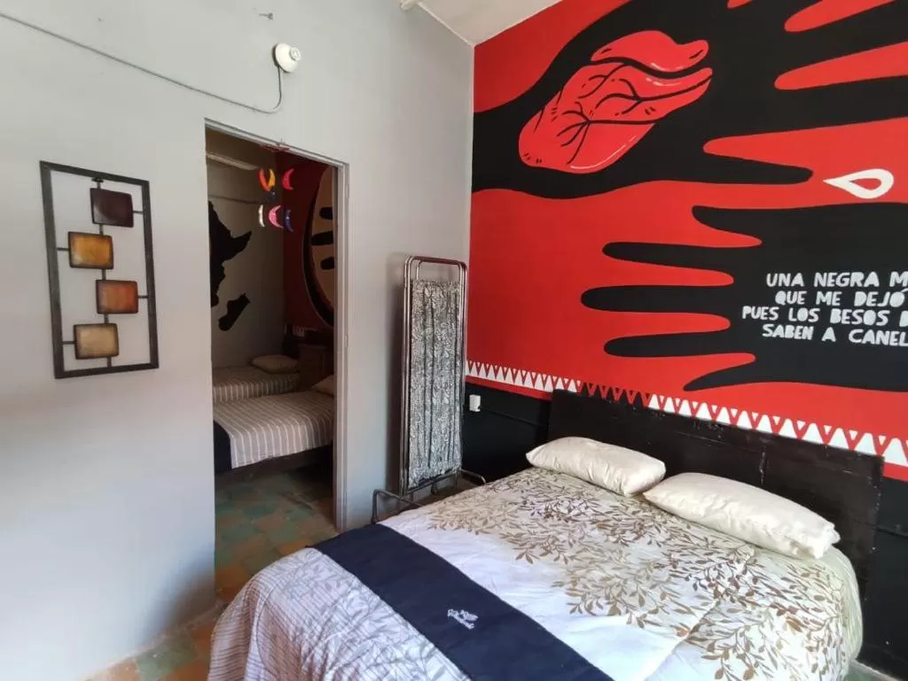 Bed in Chuchumbé Hotel Cultural, Restaurante & Café