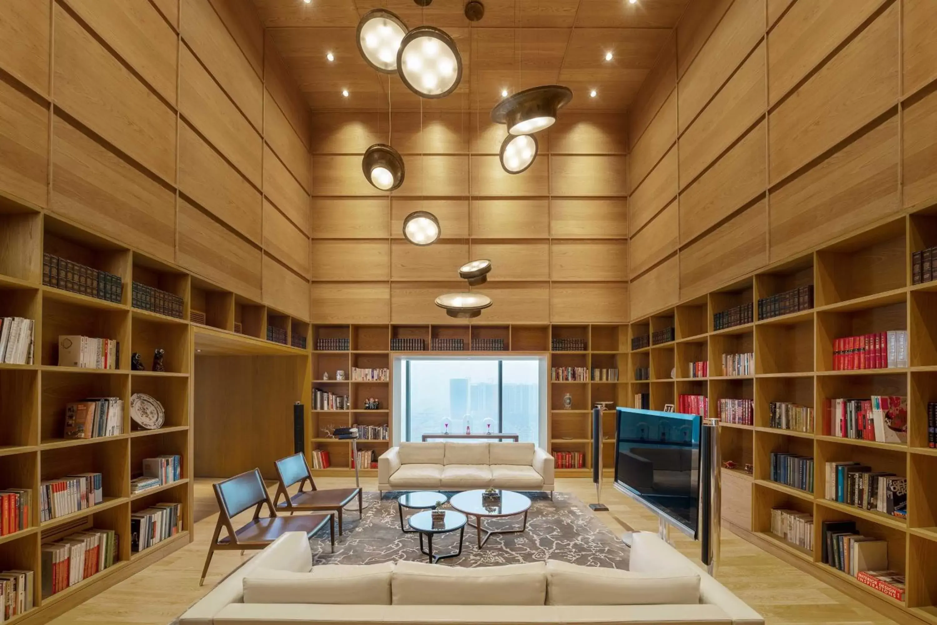 Photo of the whole room, Library in Le Meridien Zhengzhou