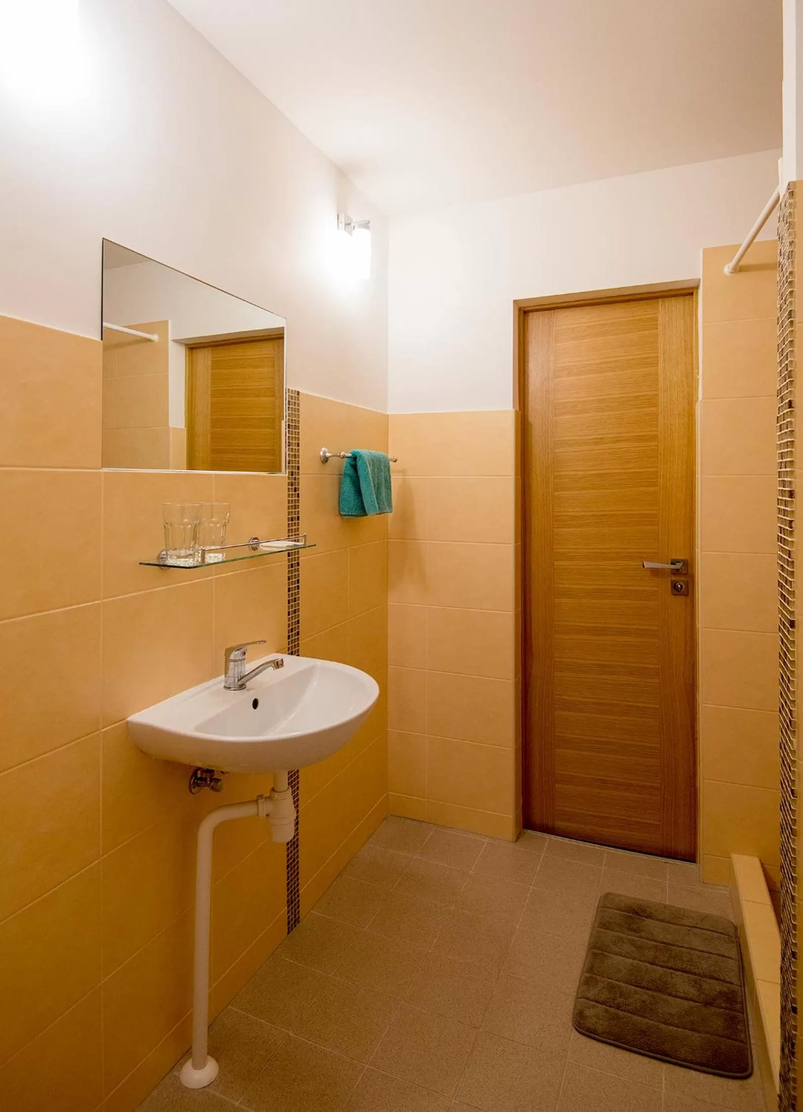 Shower in Hotel Mezaparks