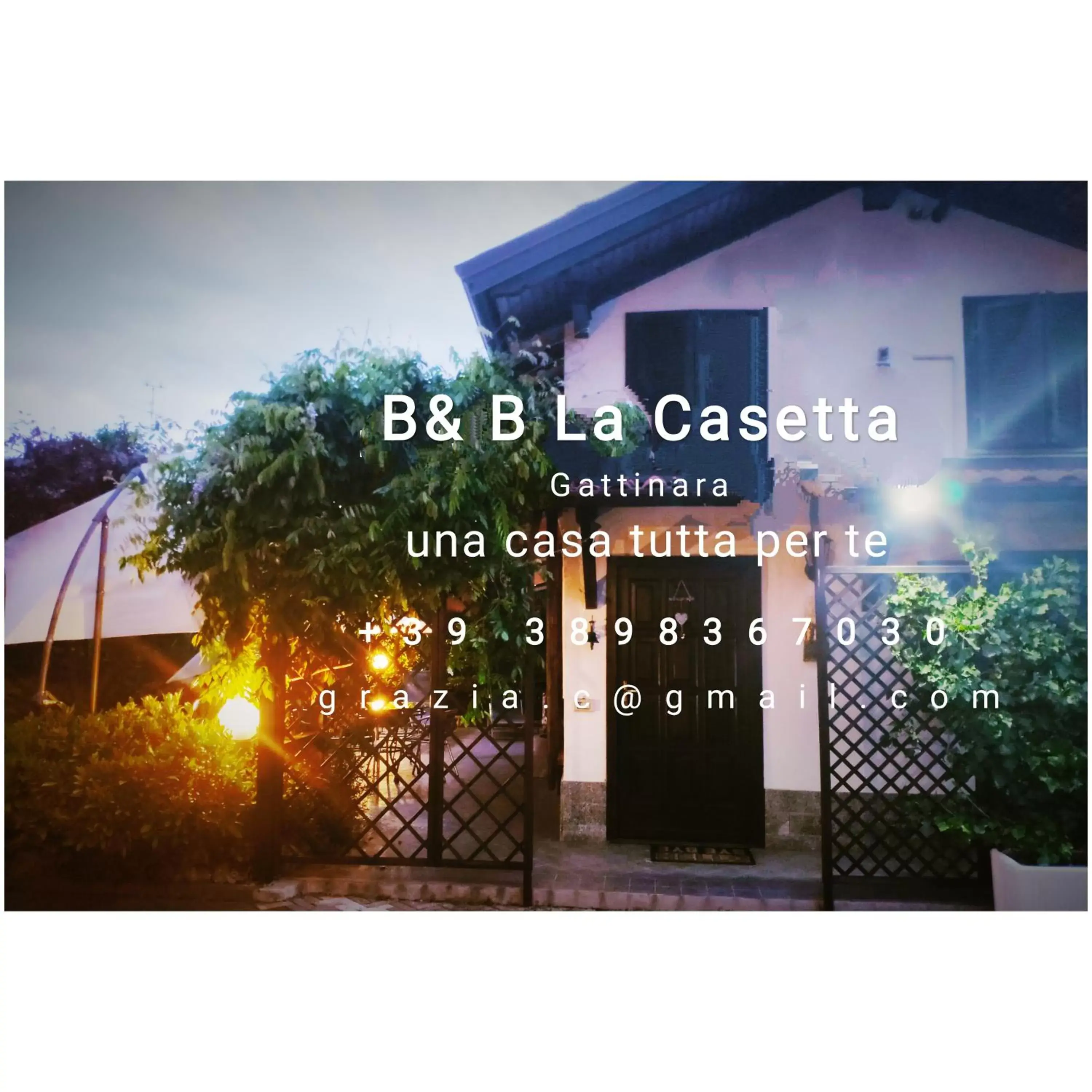 Facade/entrance in B&B La Casetta