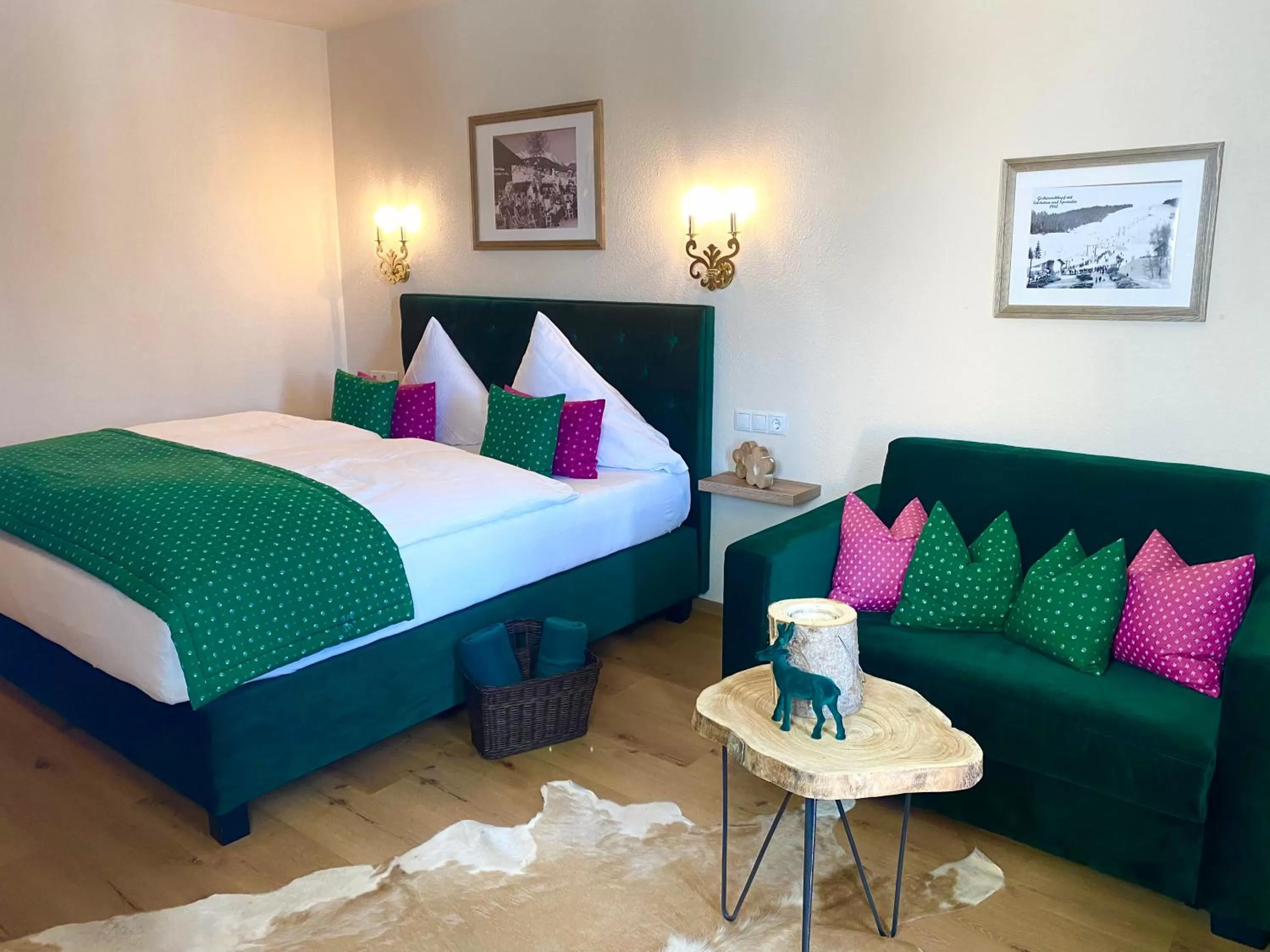 Bed in Vitalhotel Kaiserhof