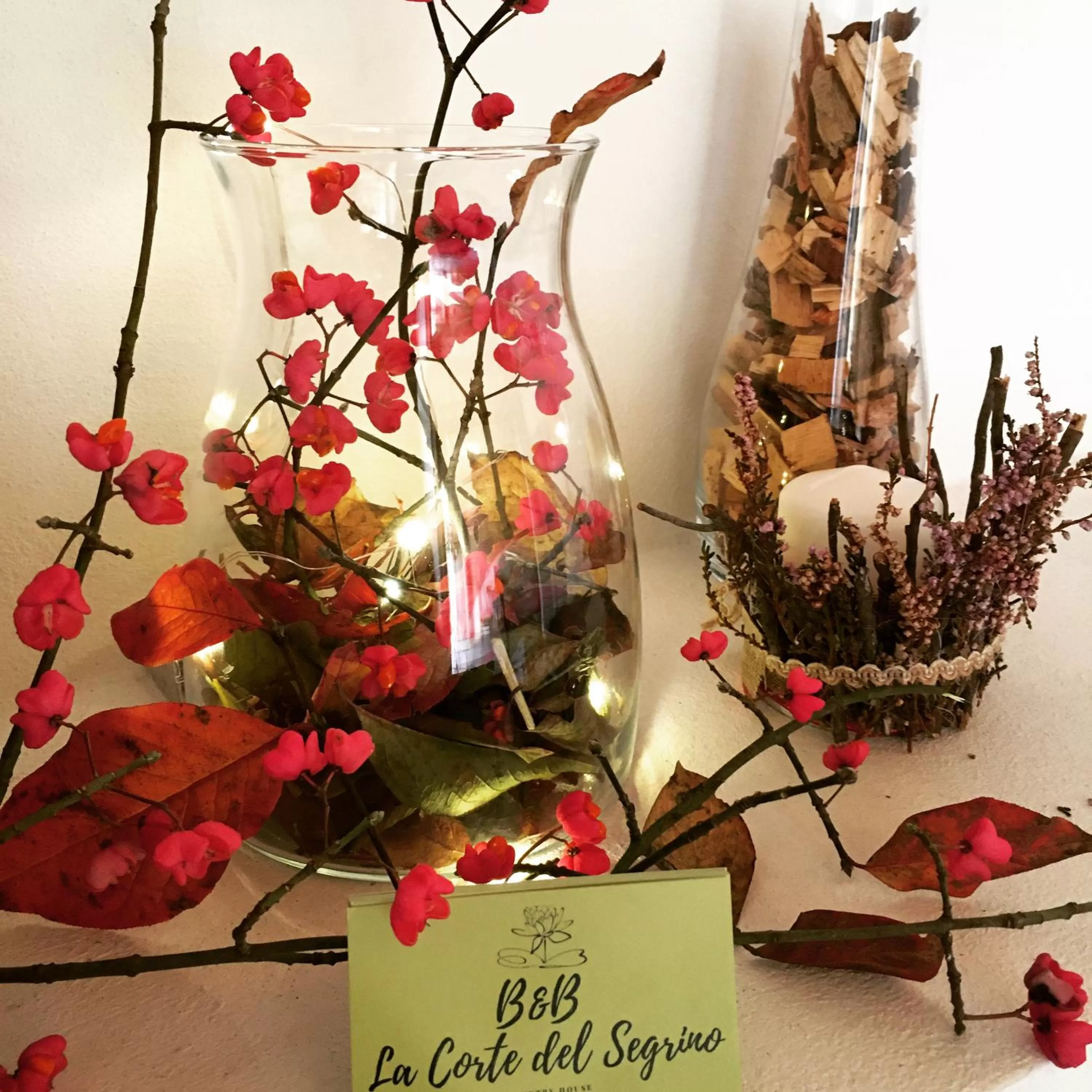 Decorative detail in B&B La Corte del Segrino