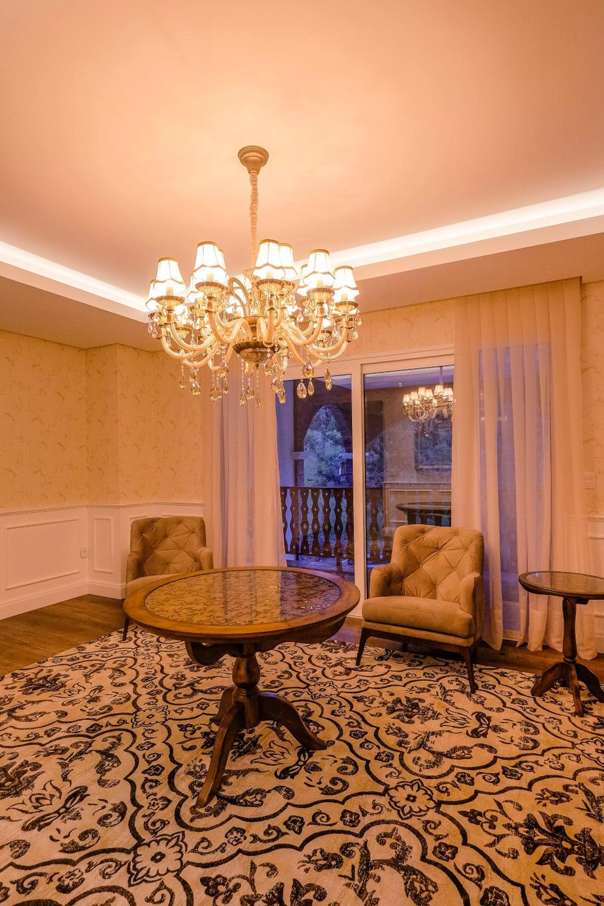 Seating area in Hotel Jardins da Colina