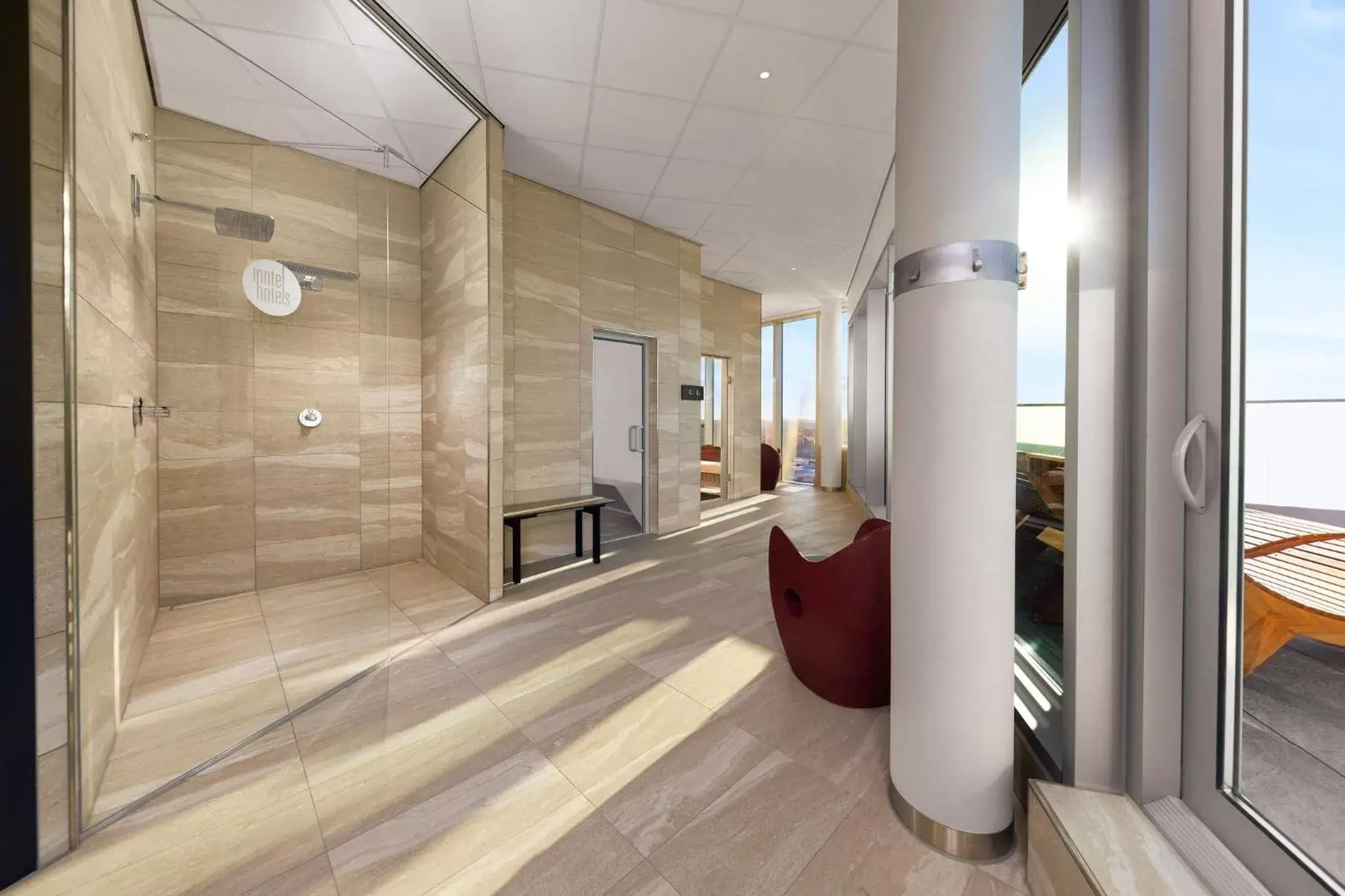 Spa and wellness centre/facilities, Bathroom in Inntel Hotels Den Haag Marina Beach