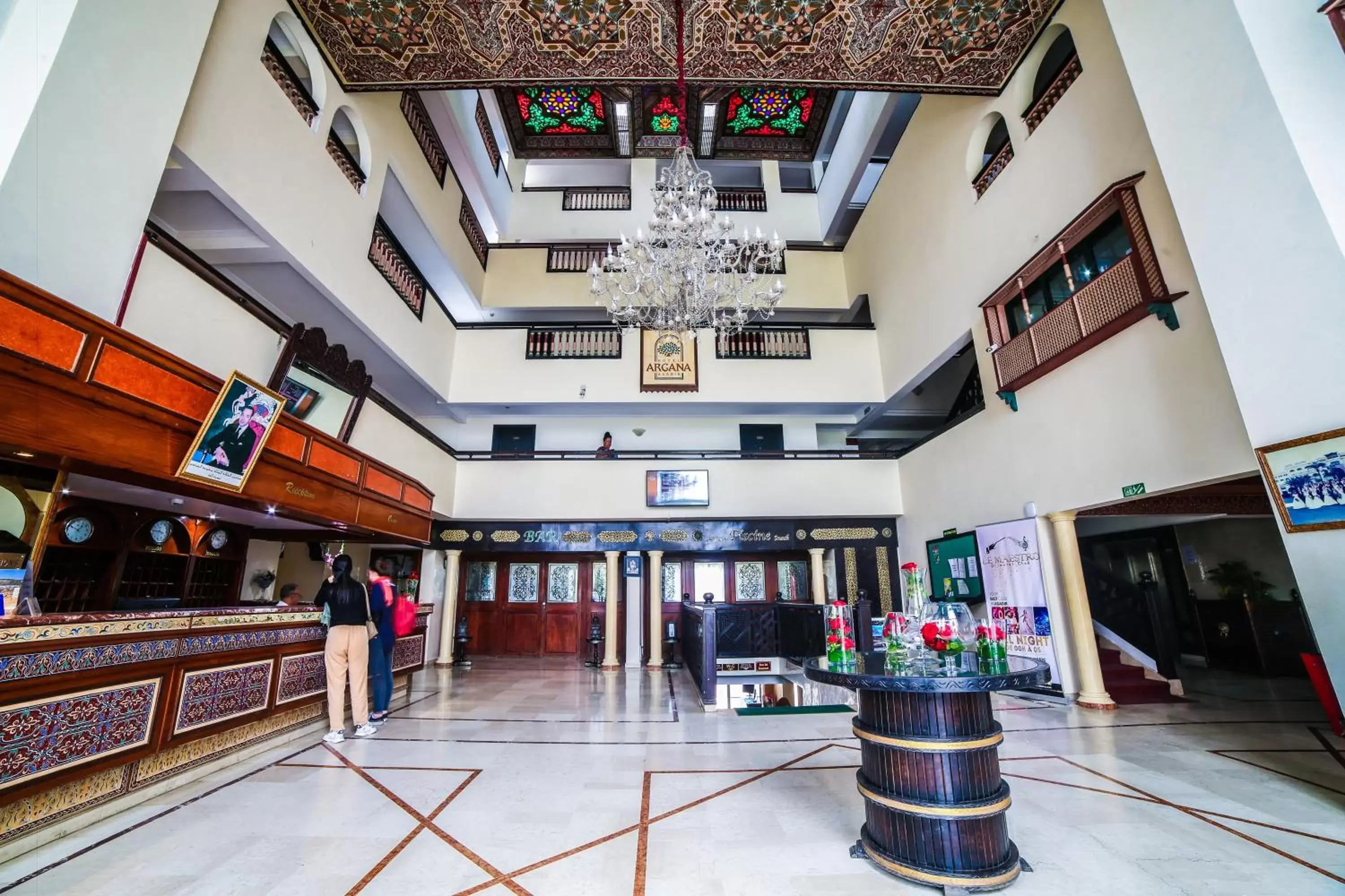 Lobby or reception in Hotel Argana Agadir