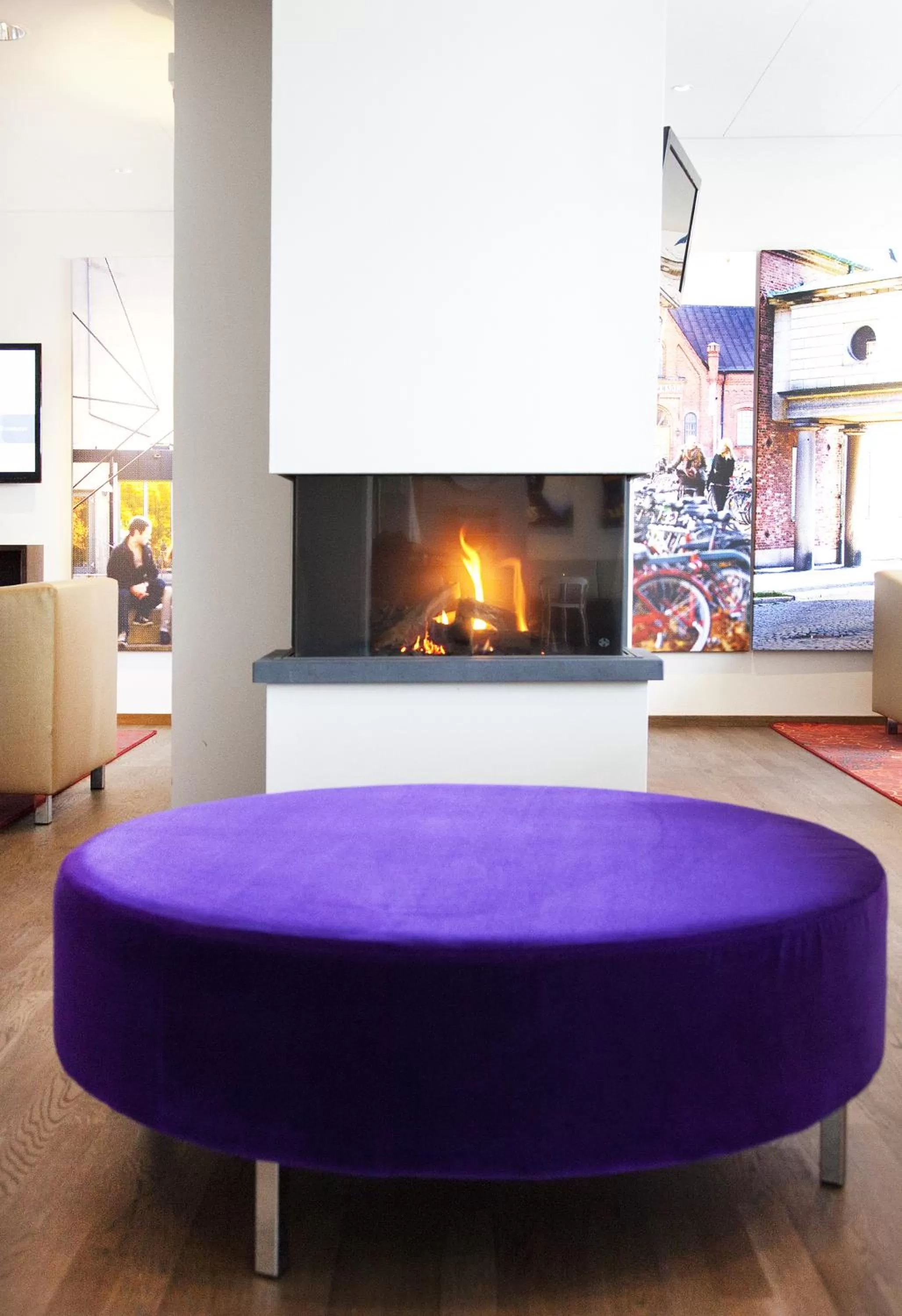 Communal lounge/ TV room in Finn Apartments