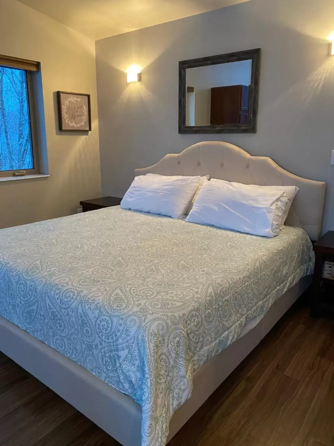 Bed in Spruce Lodge