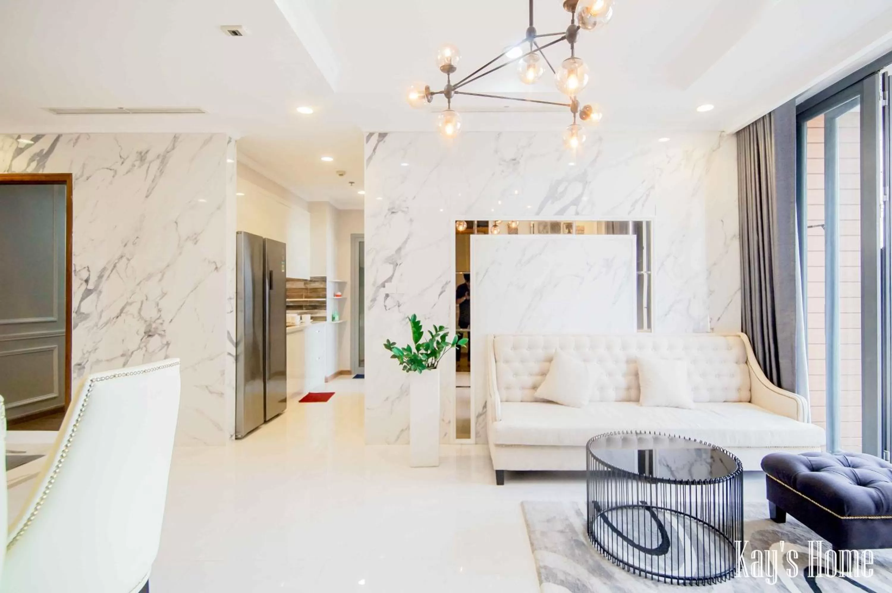 Living room, Seating Area in Vinhomes Central Park-Nice Homes