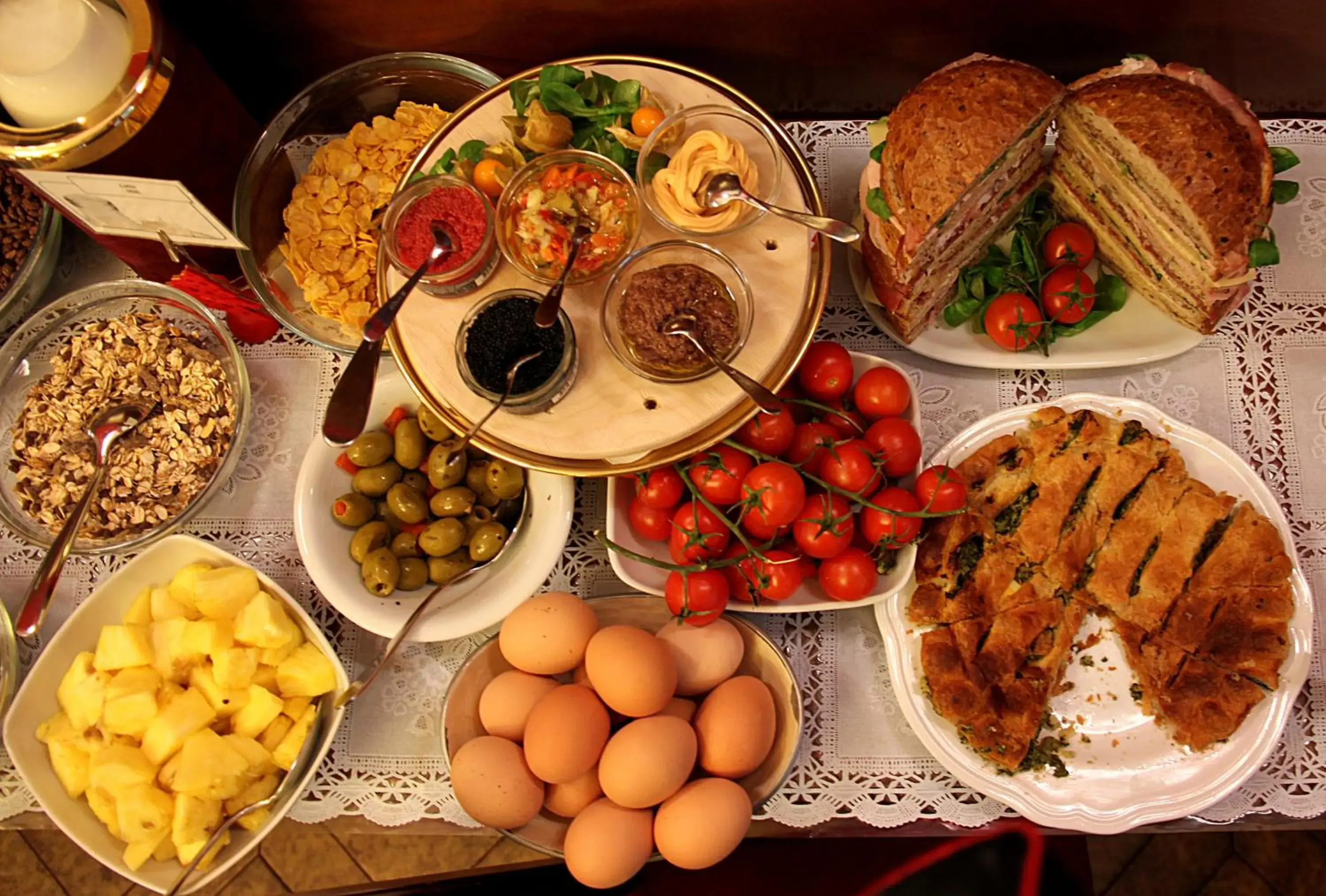 Buffet breakfast in Hotel Città Dei Mille