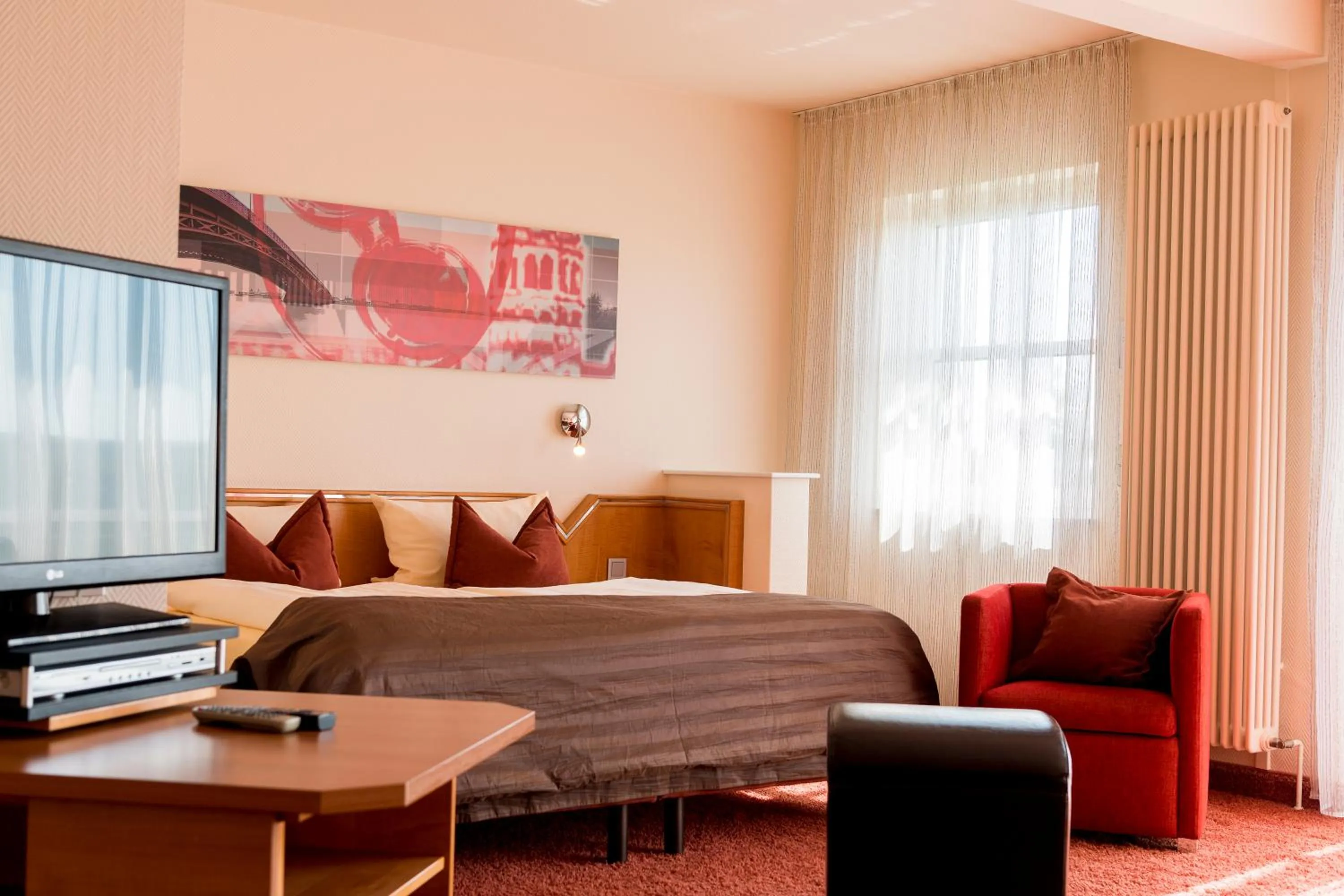 TV and multimedia, Bed in Atrium Hotel Mainz