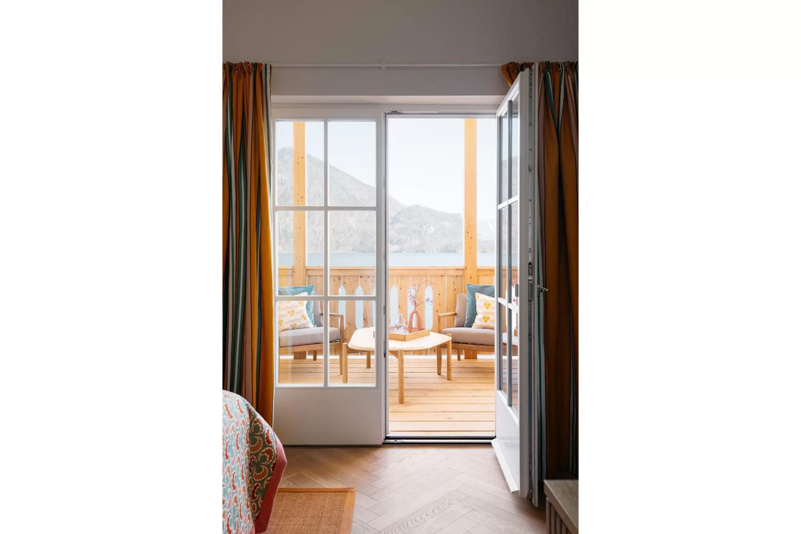 Balcony/Terrace in Villa Alma - a lakeside Boutique Hotel